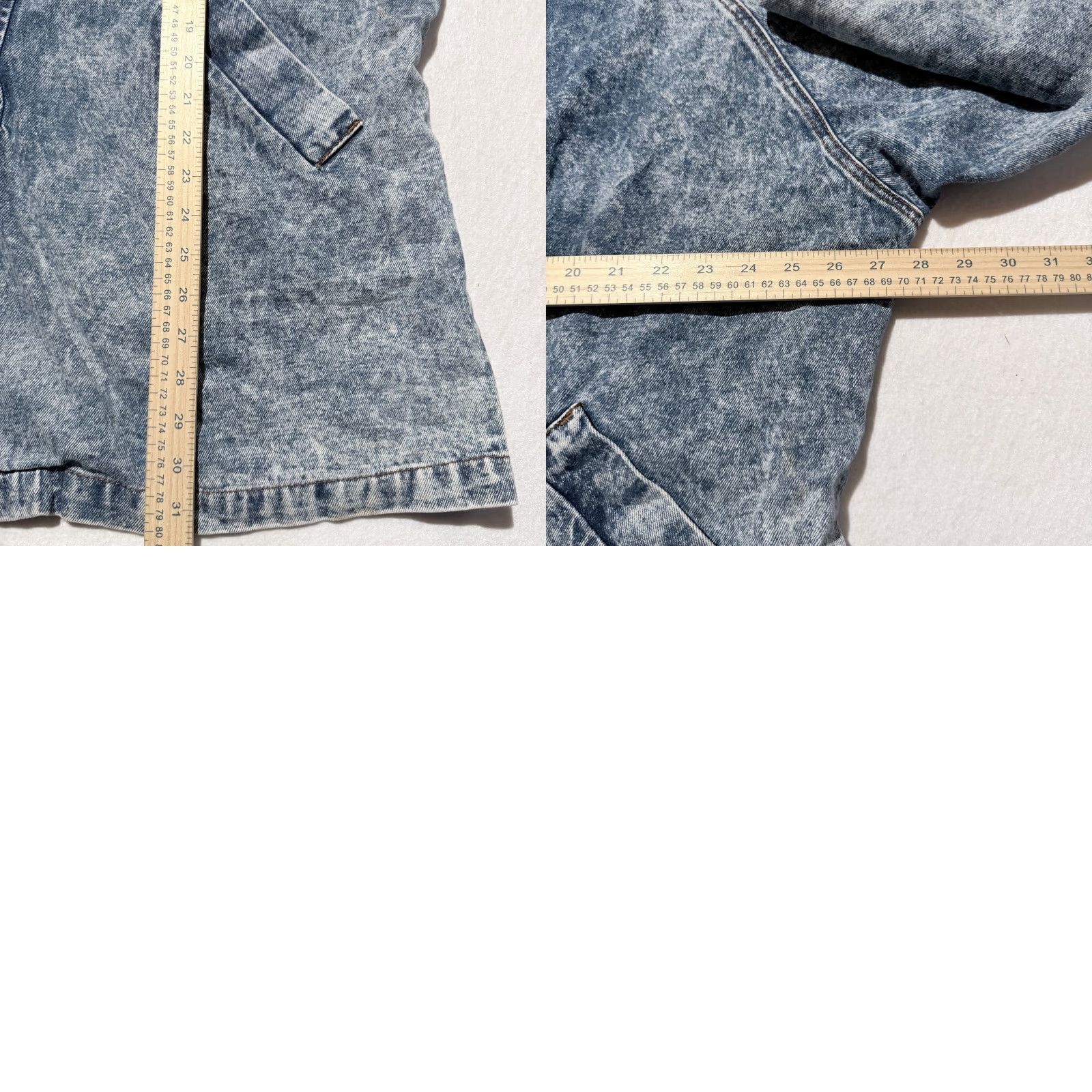 Vintage VINTAGE Stefano Jacket Women Blue Acid Wash Denim Oversized Streetwear 20W Styling - 80s City Classic Mens Womens Girls Size 3XL / US 20-22 - 9 Thumbnail