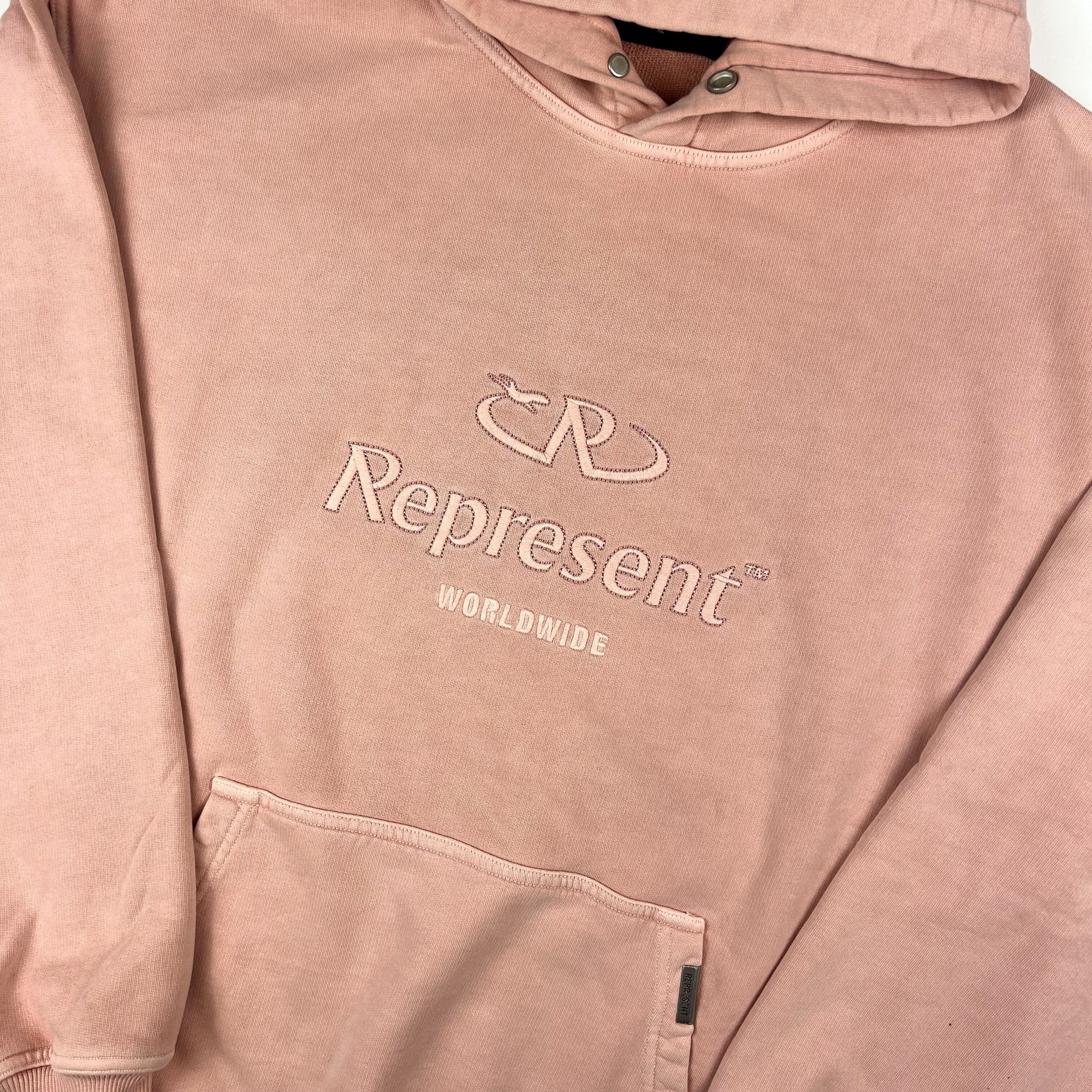Represent Clo. Represent Worldwide Pink Hoodie Size US XL / EU 56 / 4 - 2 Thumbnail