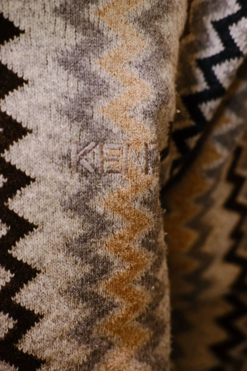 Kenzo KENZO Geometric wool blend sweater Size US XL / EU 56 / 4 - 4 Thumbnail
