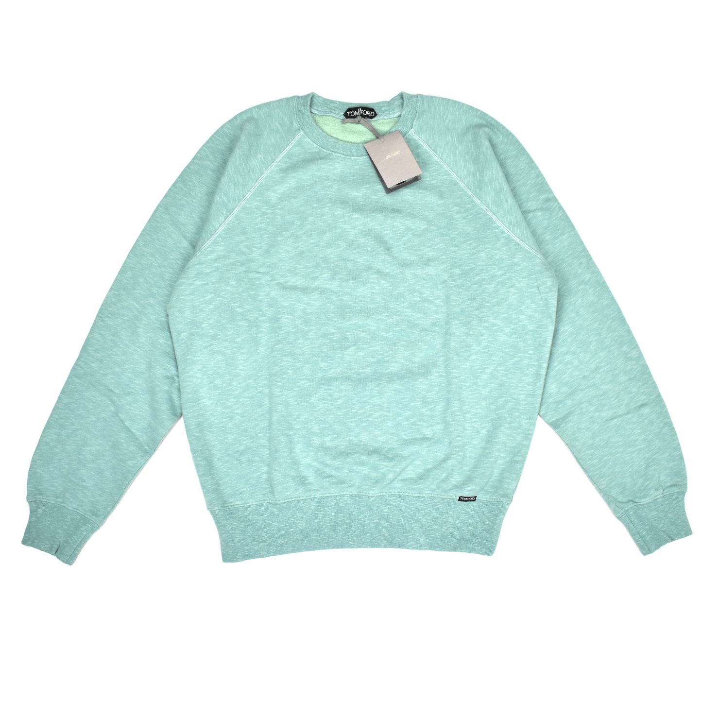 TOM FORD Light Green Fleece Crewneck Sweatshirt