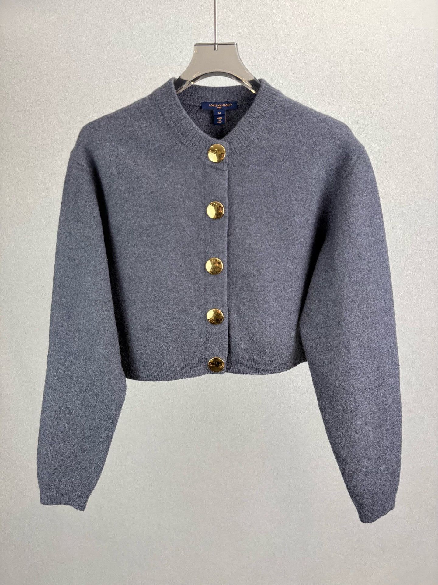 Louis Vuitton Louis Vuitton LV Gold Button Wool Cardigan Size M / US 6-8 / IT 42-44 - 1 Thumbnail