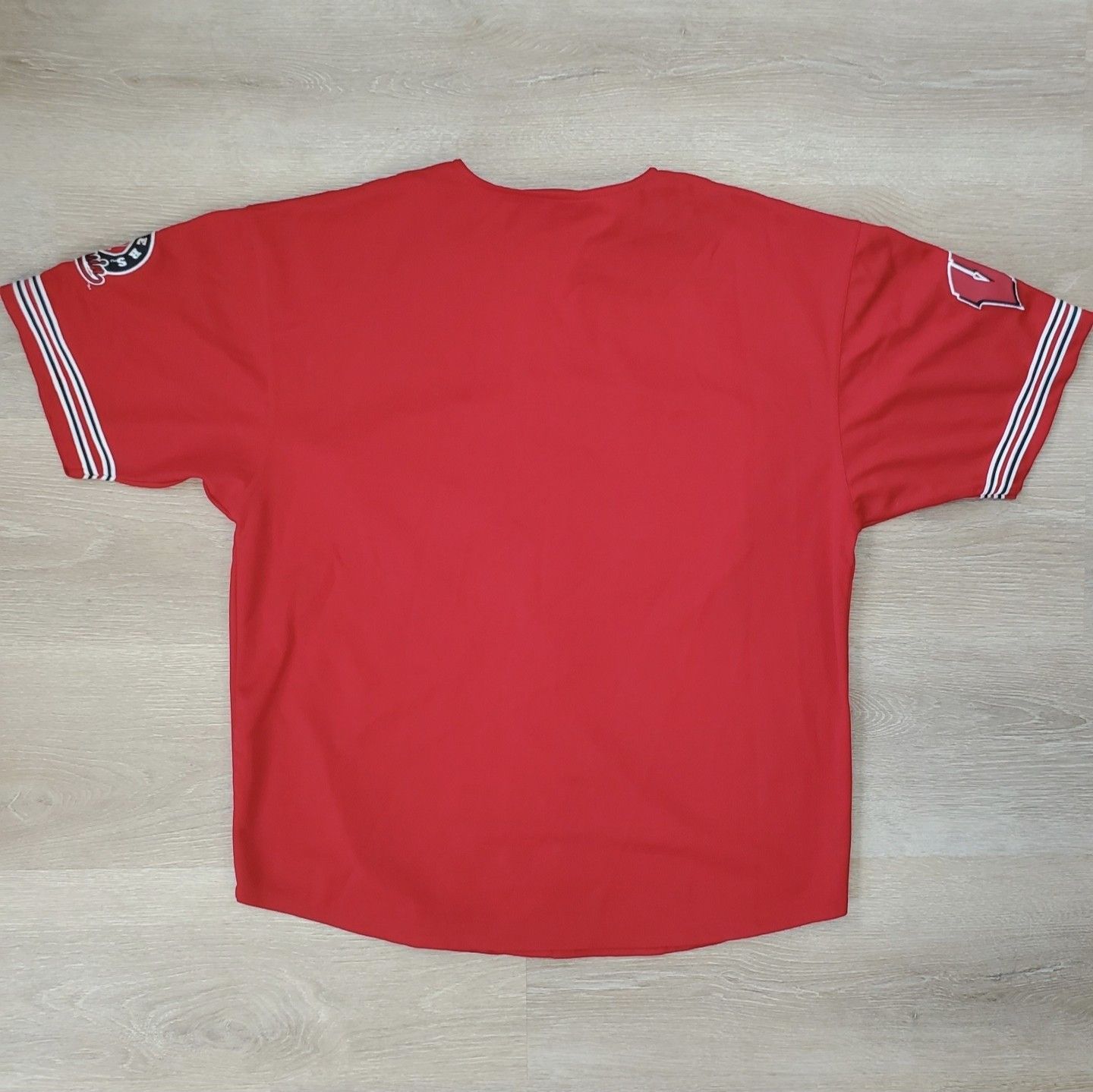 Starter Vtg Wisconsin Badgers Starter Baseball Jersey NCAA Y2K Red Size US L / EU 52-54 / 3 - 3 Thumbnail