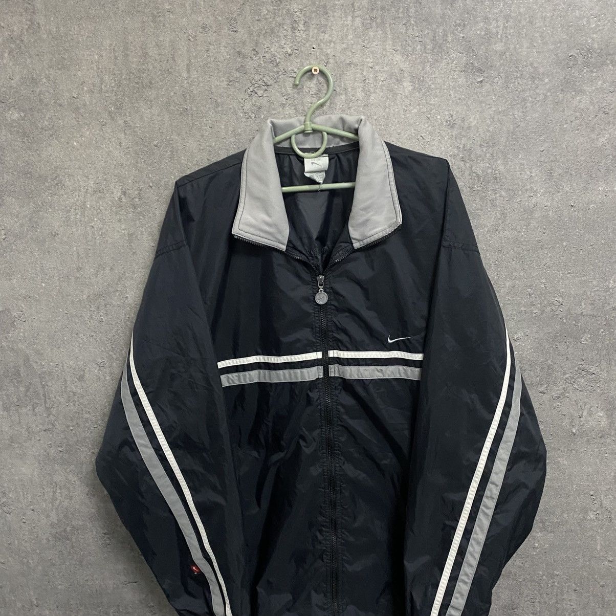 Nike 2000s Nike Track Jacket Vintage Rare Nylon Size US L / EU 52-54 / 3 - 4 Thumbnail