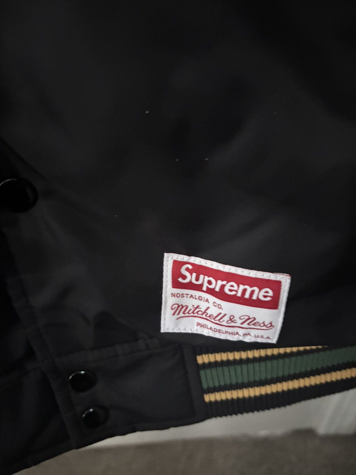 Mitchell & Ness × Supreme Supreme Mitchell & Ness bomber jacket Size US M / EU 48-50 / 2 - 3 Thumbnail