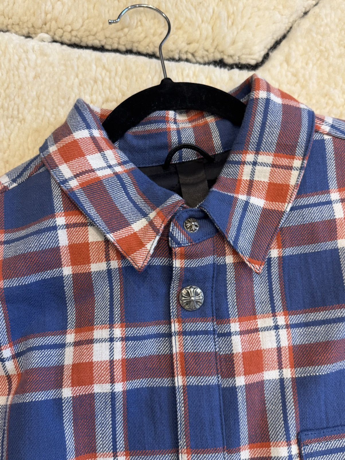 Chrome Hearts Chrome Hearts Padded Flannel Shirt/Jacket Size US XL / EU 56 / 4 - 3 Thumbnail