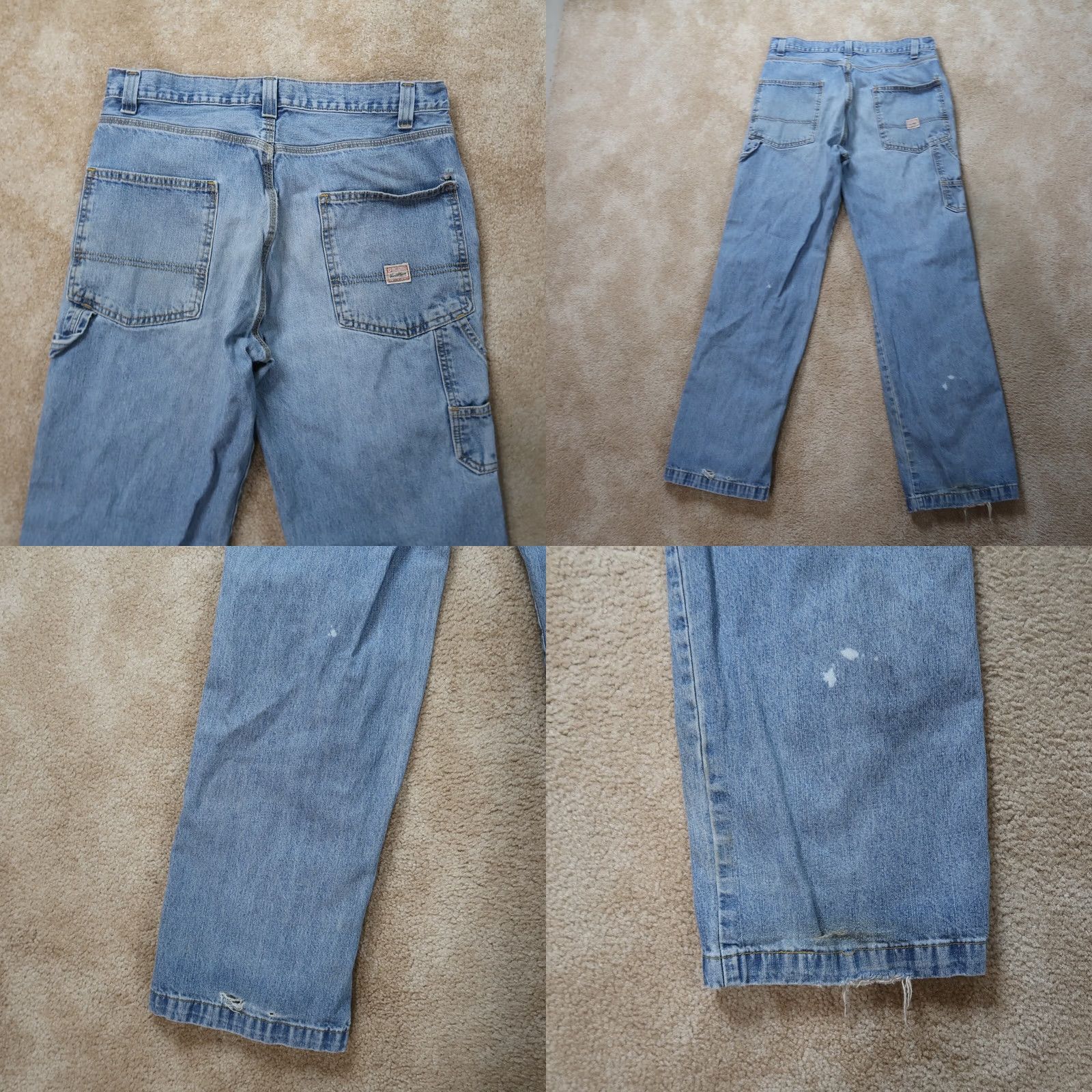 Levi's VINTAGE Levi's Signature Carpenter Jeans Jeans Mens 36x34 Blue Distressed Skater 90s Streetwear Boys? Womens? No. Size US 36 / EU 52 - 8 Thumbnail