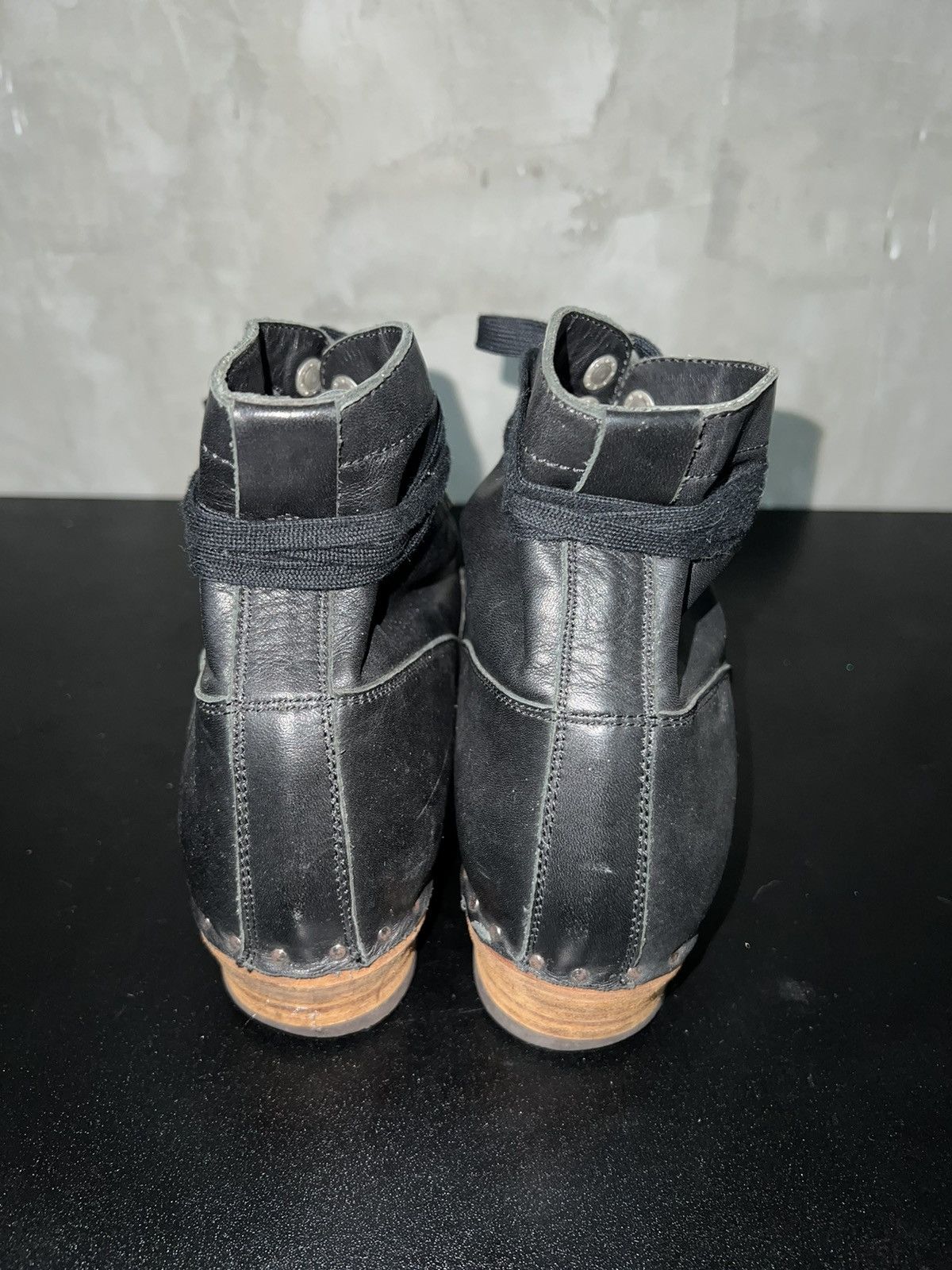 Number (N)ine Number (N)ine F/W 09 Clog Boots Size US 5.5 / EU 38 - 2 Thumbnail
