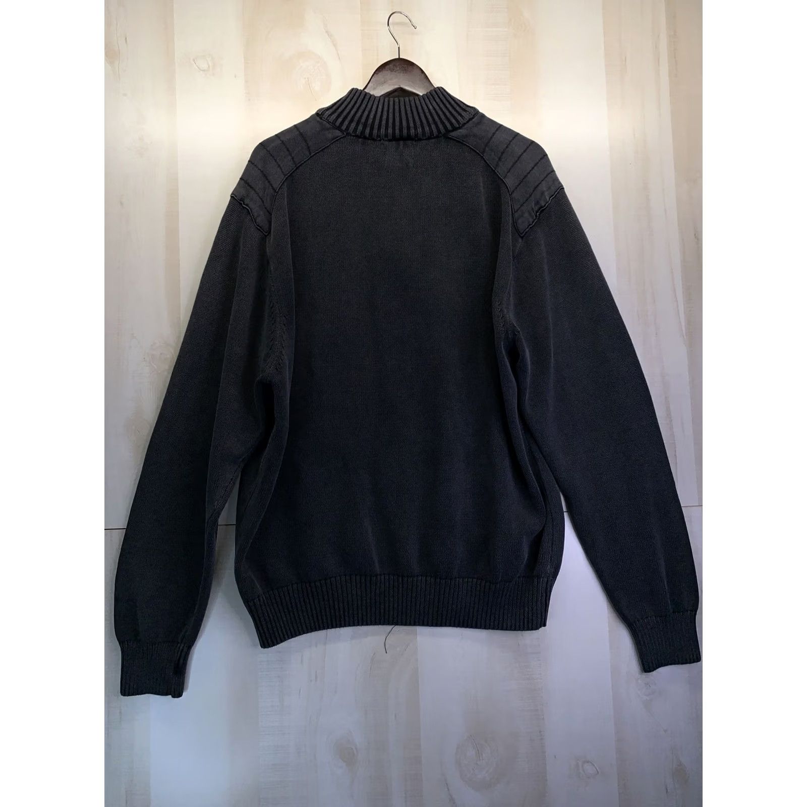 Vintage Red Head Mens Sweater XL 1/4 Zip Pullover Gray Charcoal Faded - Mens Size XL Pullover Zip Grays Sweater 1/4 Zip Gray Charcoal 4523 Size US XL / EU 56 / 4 - 7 Thumbnail