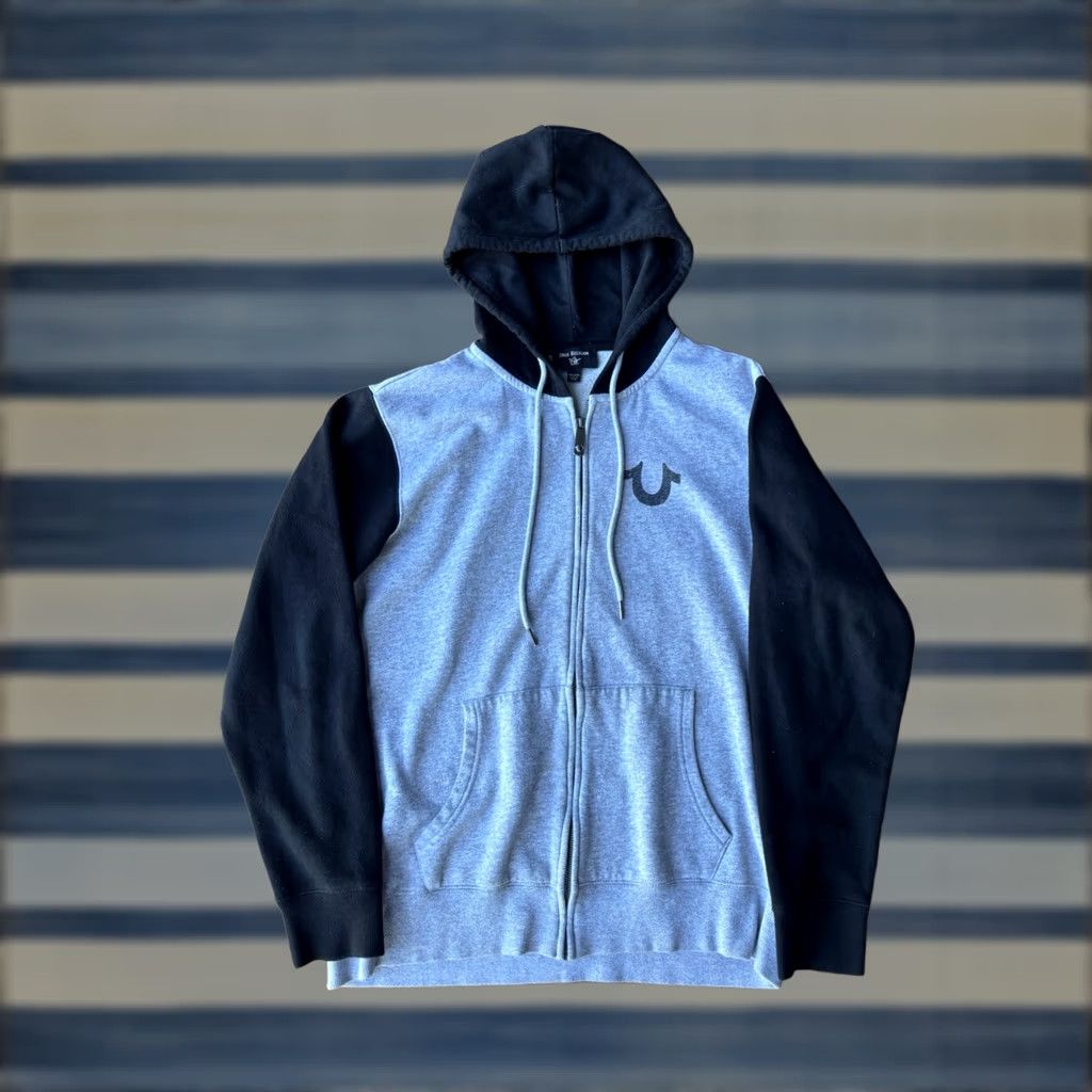 True Religion VINTAGE True Religion Buddha Full Zip Hoodie Jacket 2XL Gray Cotton Blend Fleece Hoodie Unisex Adults Regular Mens Womens Size US XXL / EU 58 / 5 - 1 Thumbnail