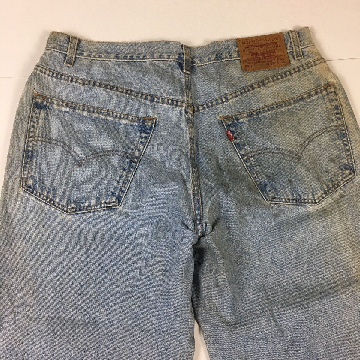 Levi's Vintage Clothing Vintage 90s Levi’s 550 Relaxed Fit Jorts Size US 38 / EU 54 - 8 Thumbnail