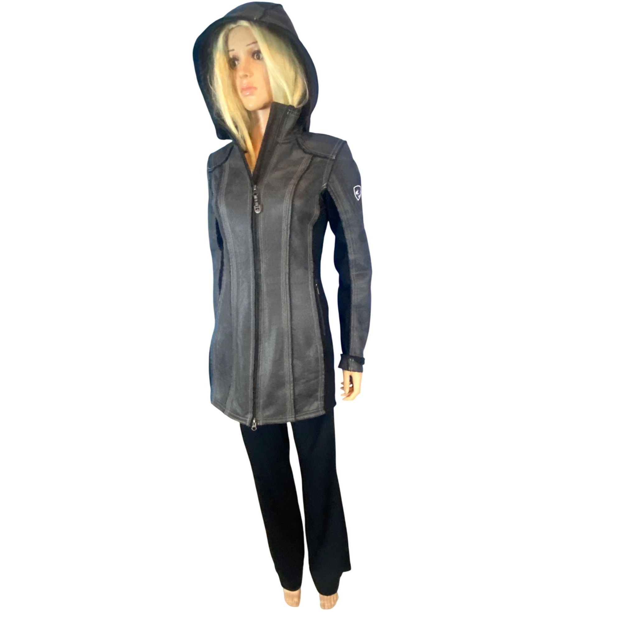Kuhl NWT KUHL Women's XS Dani Sherpa Trench Jacket MSRP$349 Black Size XS / US 0-2 / IT 36-38 - 17 Thumbnail