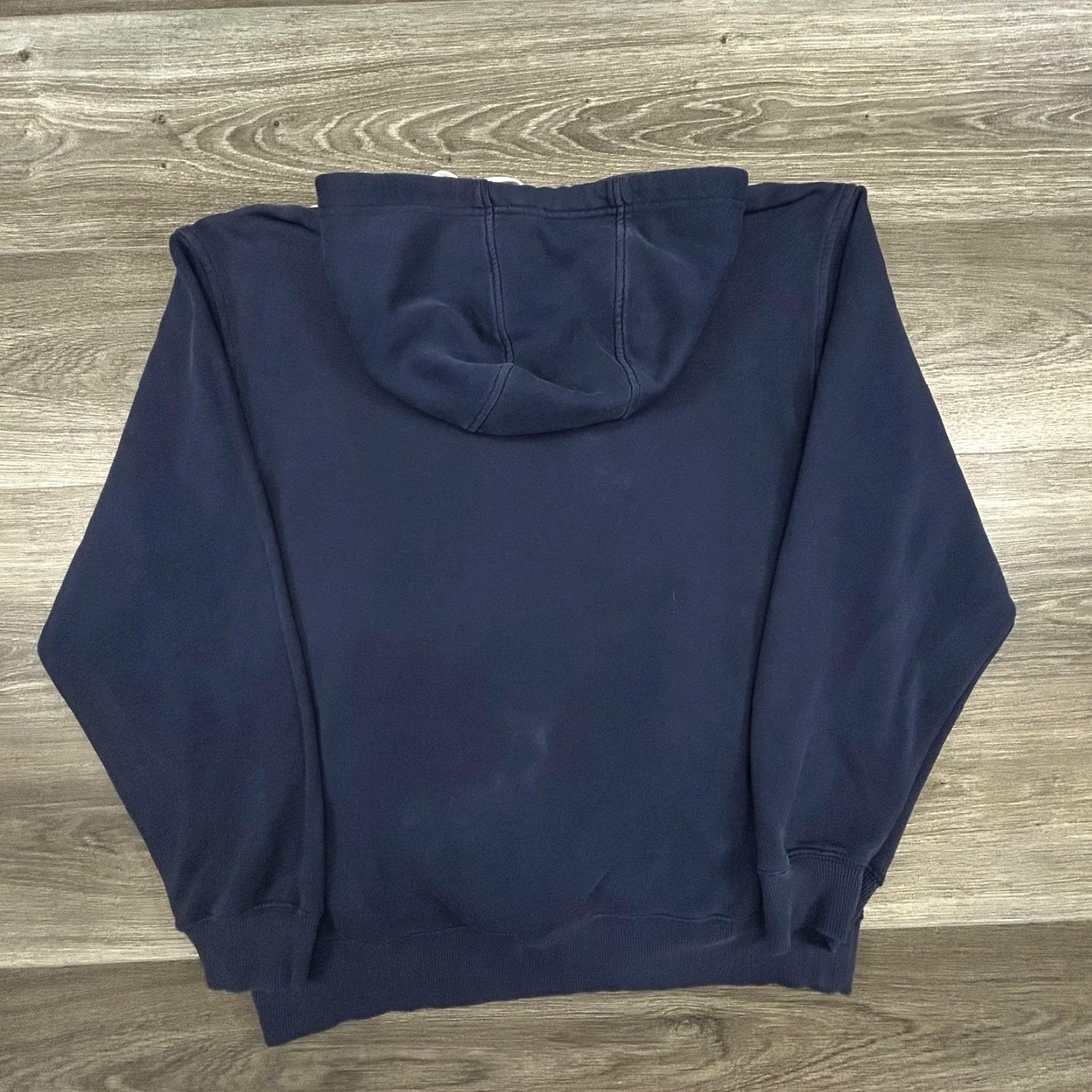 Adidas VINTAGE Adidas Hoodie Mens M Navy Blue Pullover Big Logo Fleece Sweatshirt Size US M / EU 48-50 / 2 - 2 Thumbnail