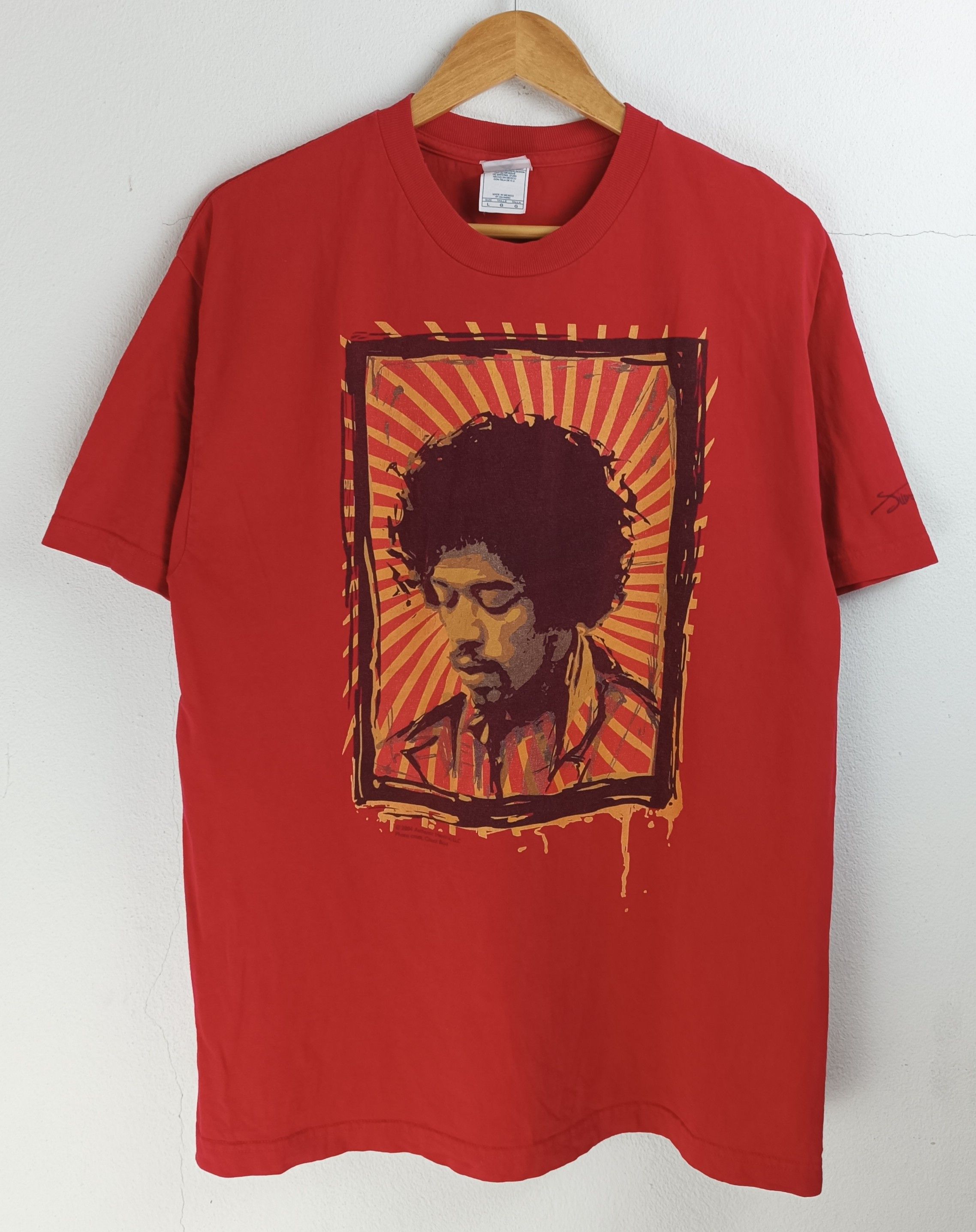 Band Tees VINTAGE 2004 JIMI HENDRIX Y2K TEE joplin clapton morrison Size US L / EU 52-54 / 3 - 3 Thumbnail
