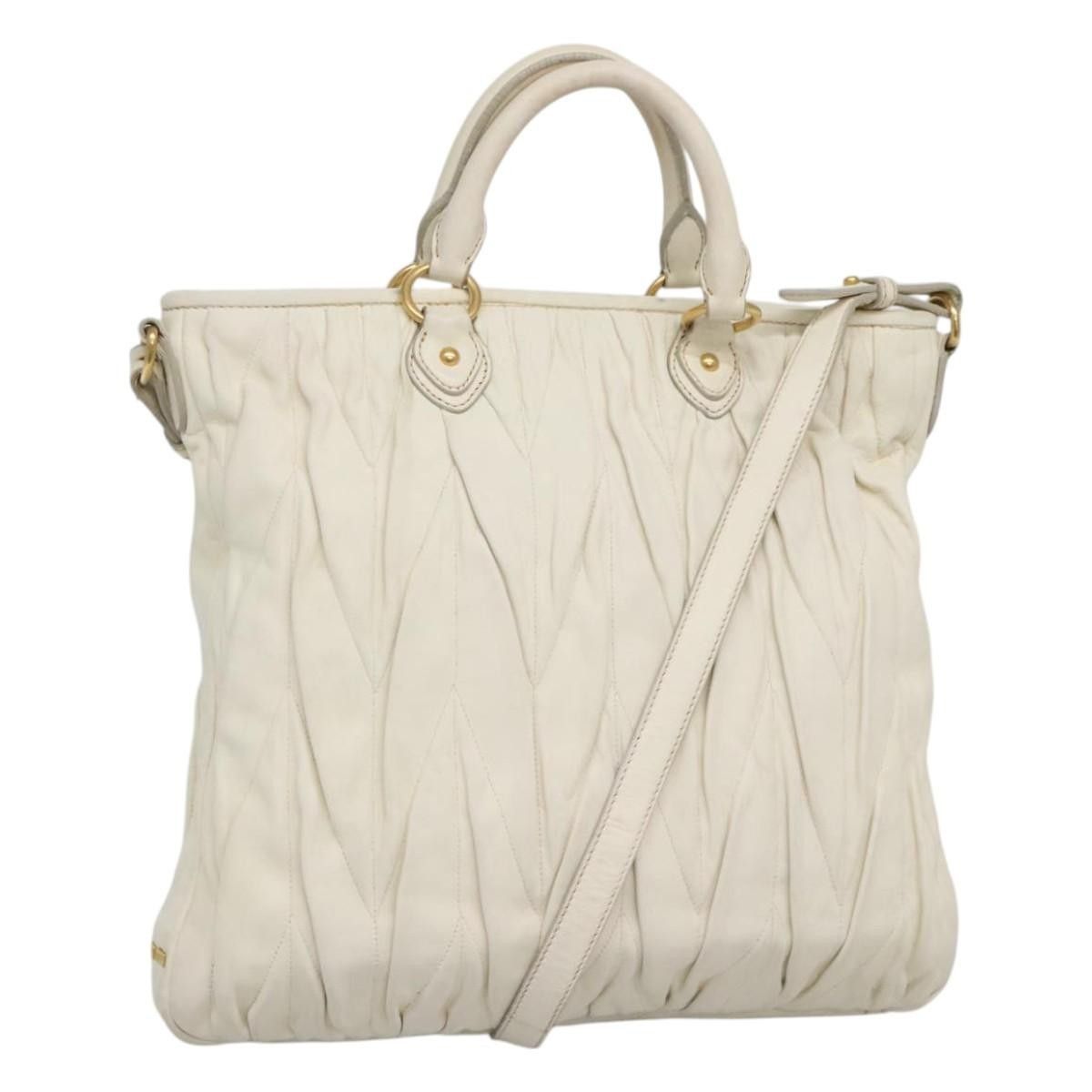 Miu Miu Miu Miu Convertible Tote Matelasse Leather Size ONE SIZE - 1 Thumbnail