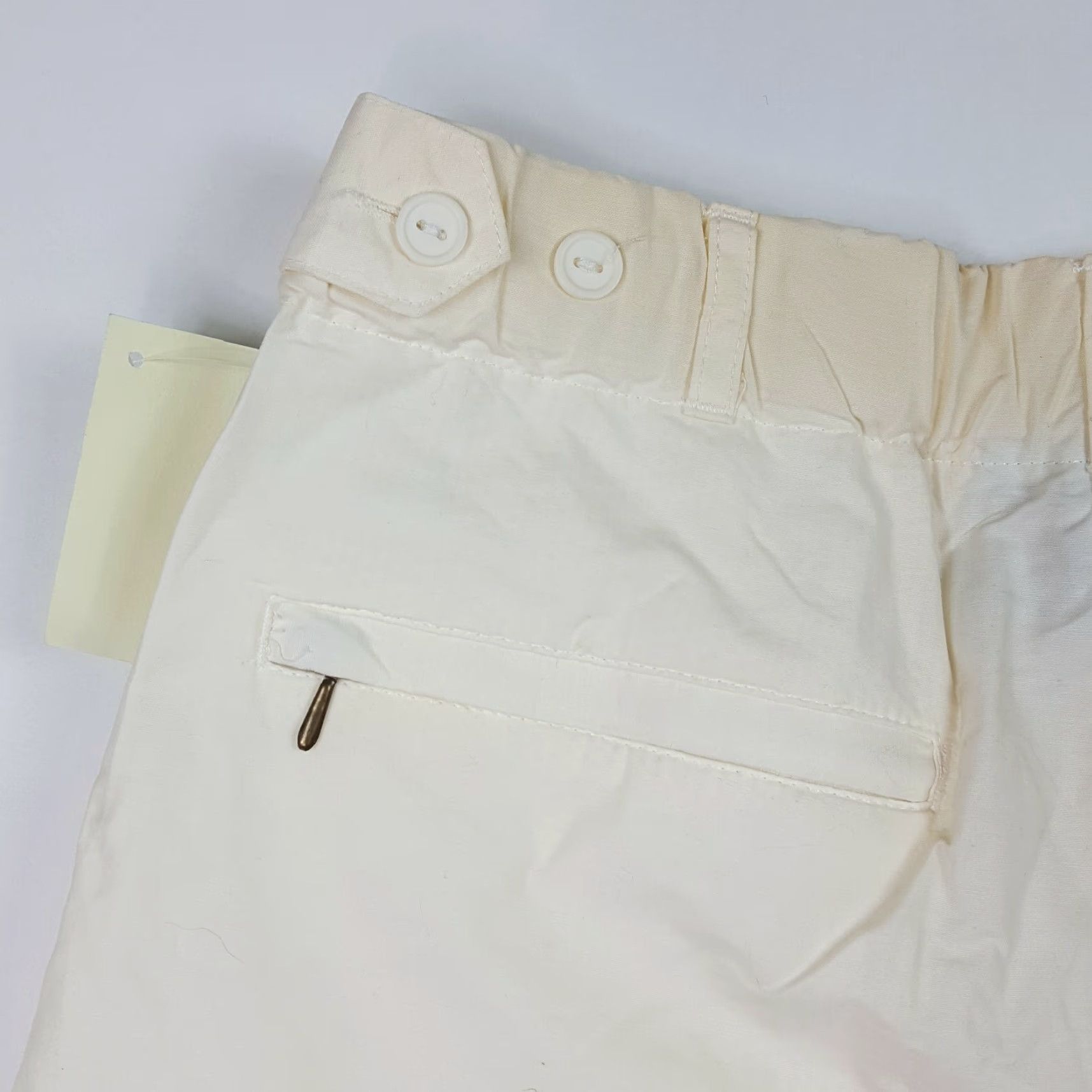 Rockport VTG Rockport Womens Size Small Cream Pleated Golf Chino Retro Outdoor Shorts Size 26" / US 2 / IT 38 - 6 Thumbnail