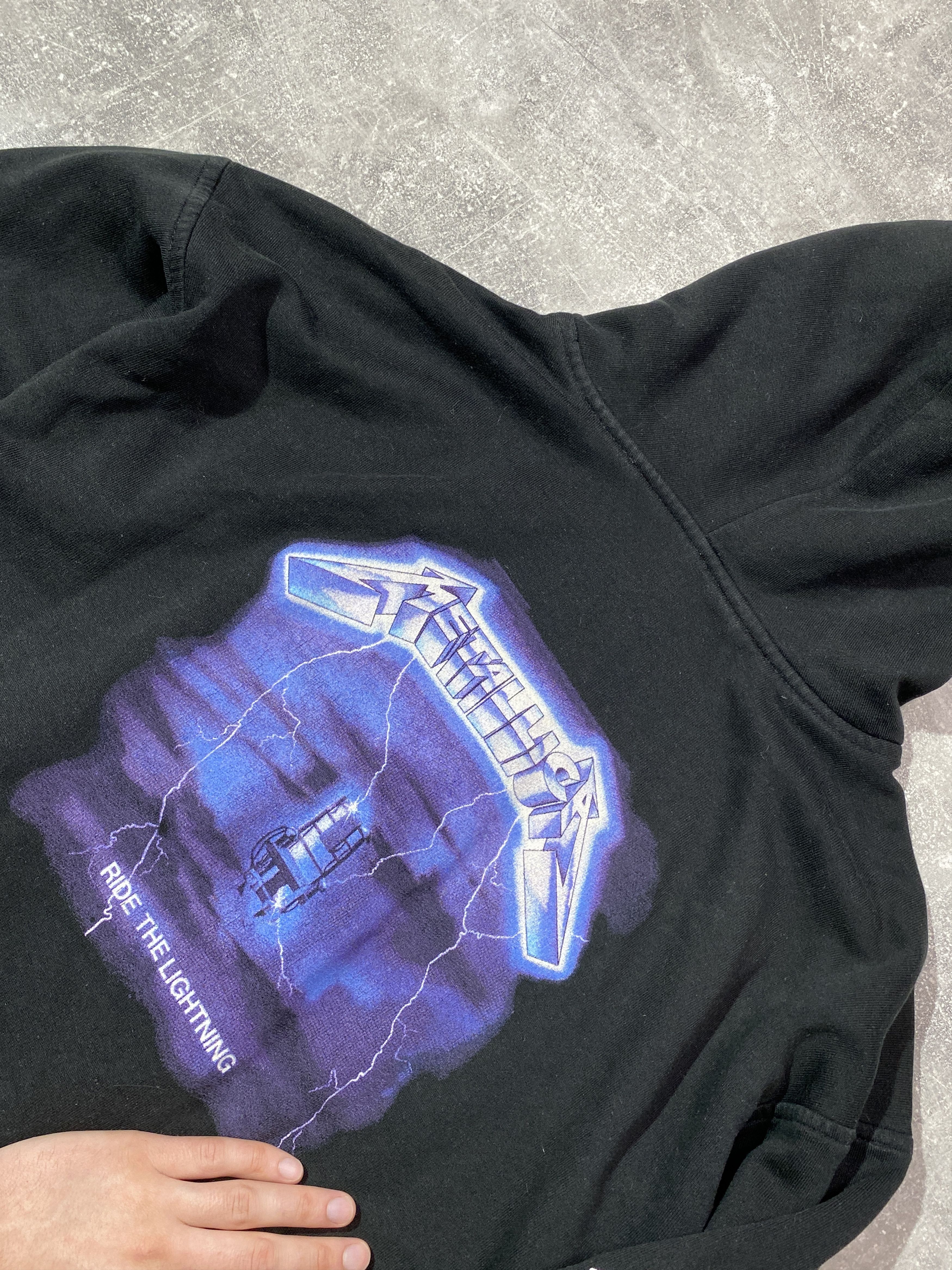 Metallica 90s Metallica Ride The Lightning Hoodie Birth School Death Size US M / EU 48-50 / 2 - 10 Thumbnail