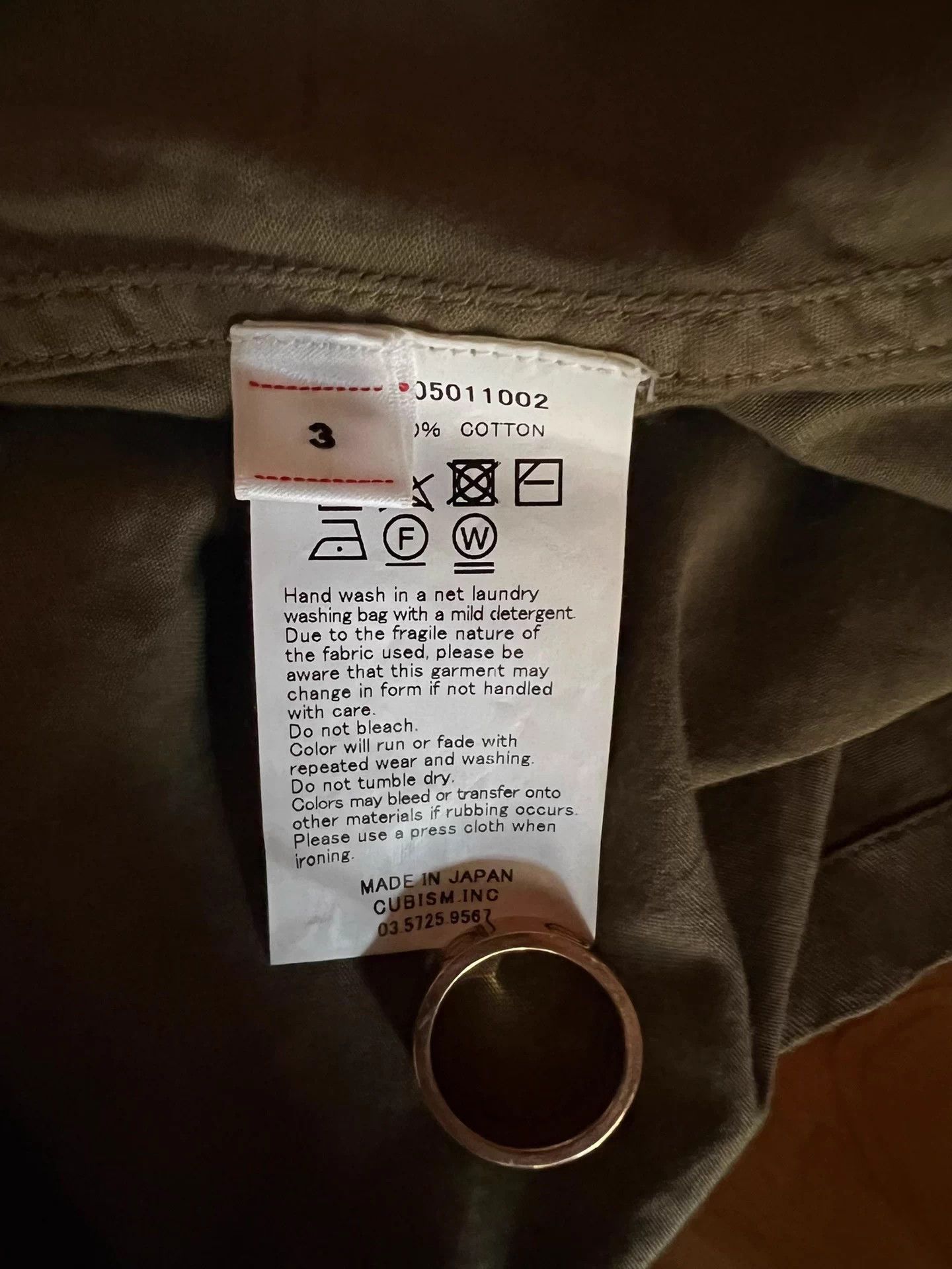 Visvim visvim 2019AW GIZA olive green baseball shirt size 3 Size US L / EU 52-54 / 3 - 7 Thumbnail