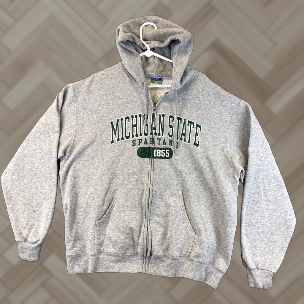Champion Champion Michigan State Hoodie Adult XL Gray Pullover Sweatshirt / 63-24 Size US XL / EU 56 / 4 - 1 Thumbnail