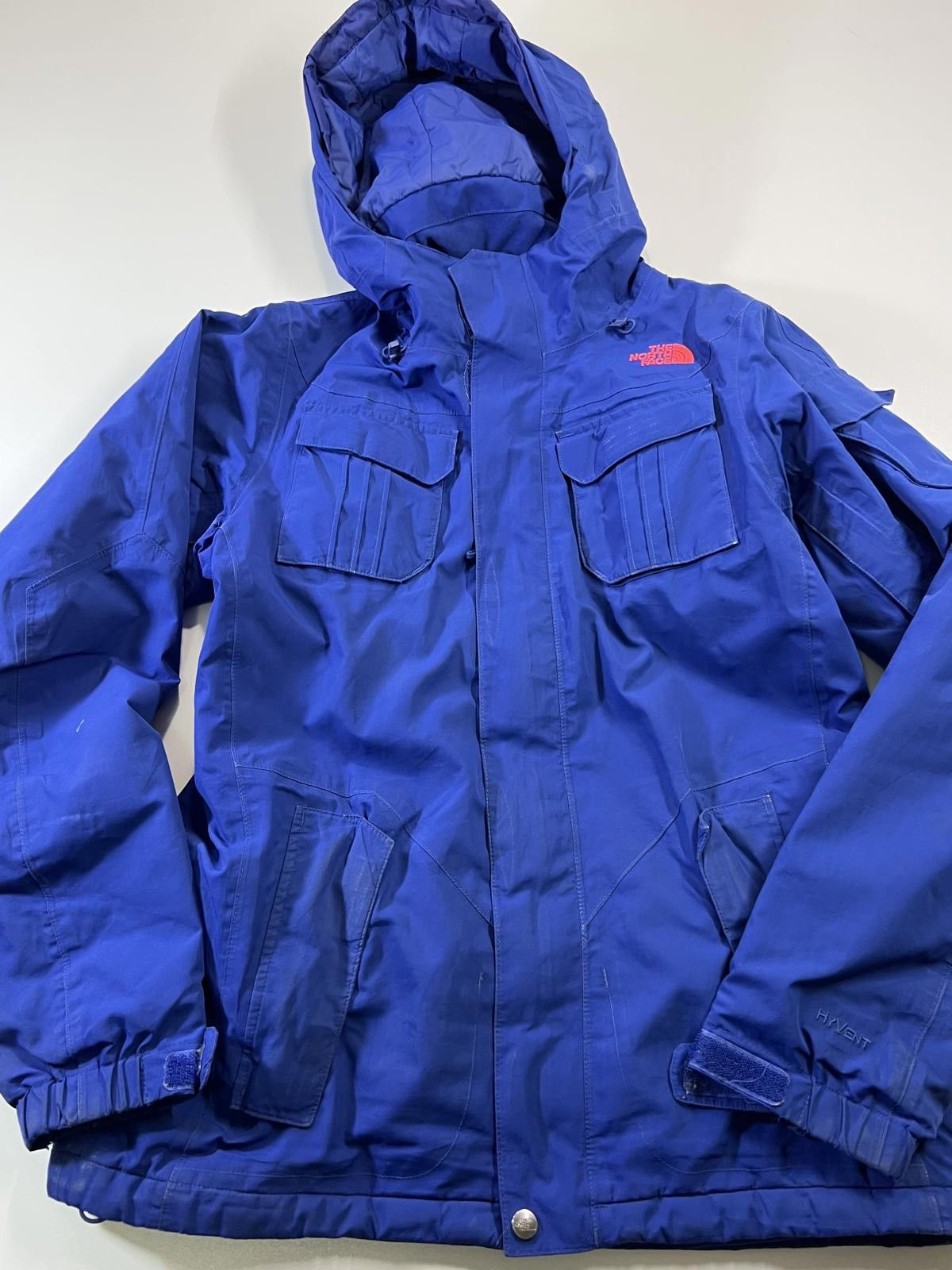 The North Face The North Face Blue Hyvent Hooded Outdoor Jacket Size M / US 6-8 / IT 42-44 - 1 Thumbnail