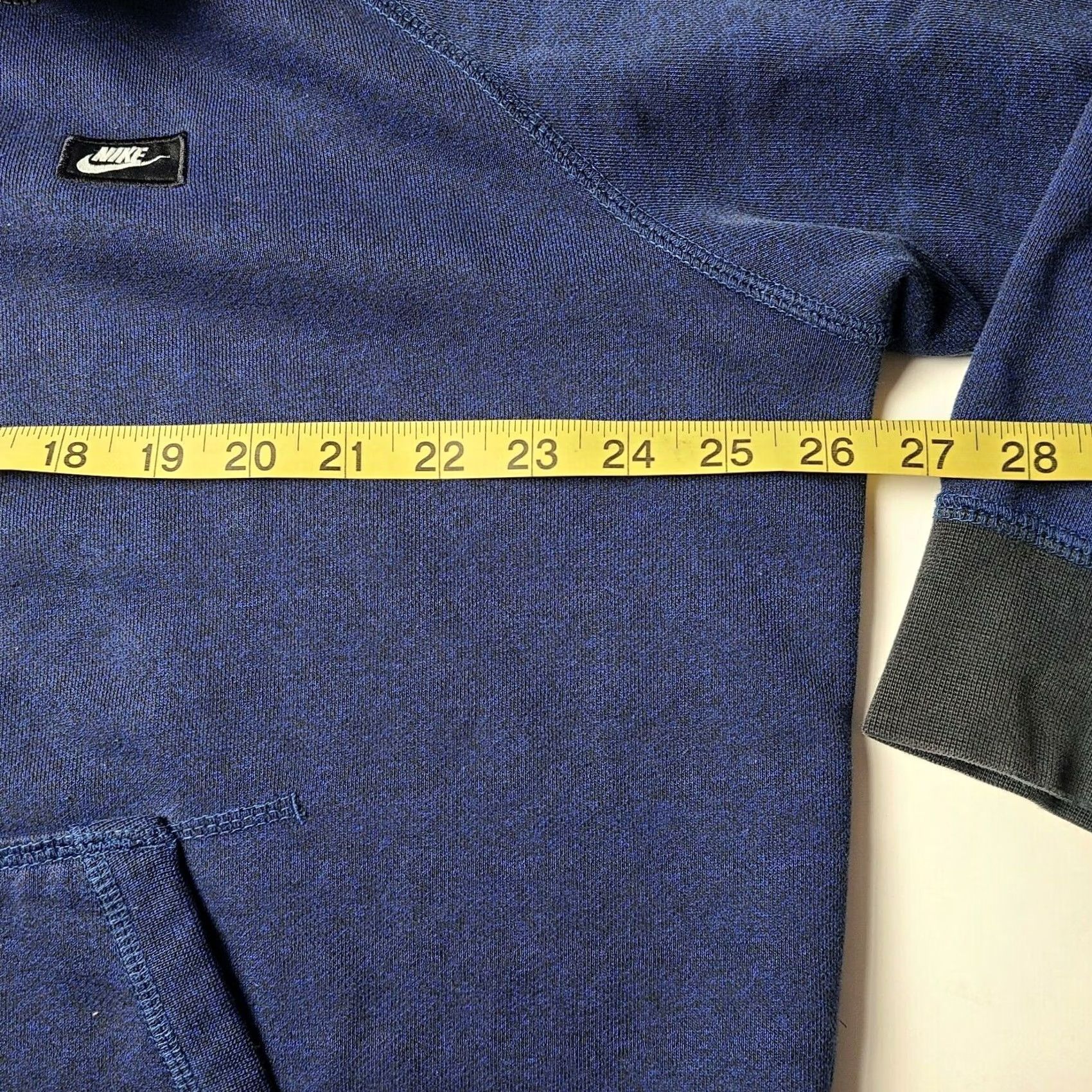 Nike VINTAGE Nike Red Tag Full Zip Hoodie Sweatshirt Jacket Men XL Navy 90s Logo Athletic Regular Twitter Size US XL / EU 56 / 4 - 6 Thumbnail
