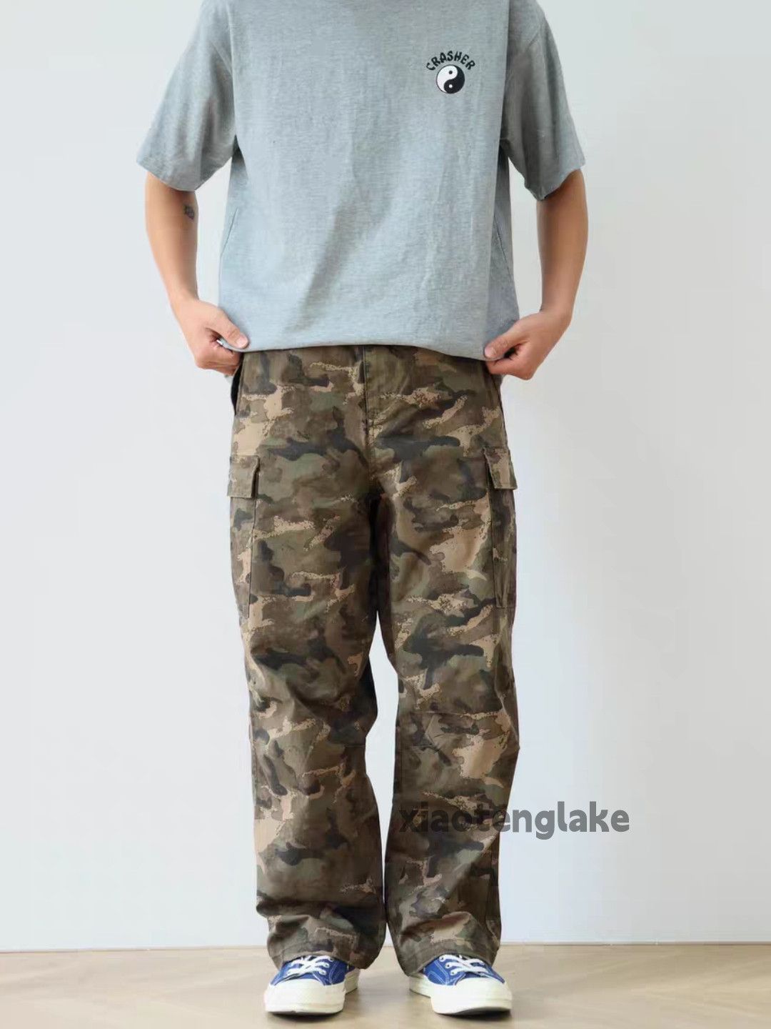 Vintage zx junyawatanabe Prada style Military outdoor camo pants Size US 28 / EU 44 - 2 Thumbnail