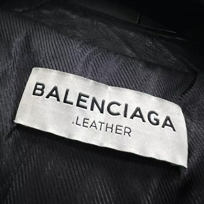 Balenciaga Balenciaga size 38 Black motorcycle leather jacket Size M / US 6-8 / IT 42-44 - 3 Thumbnail