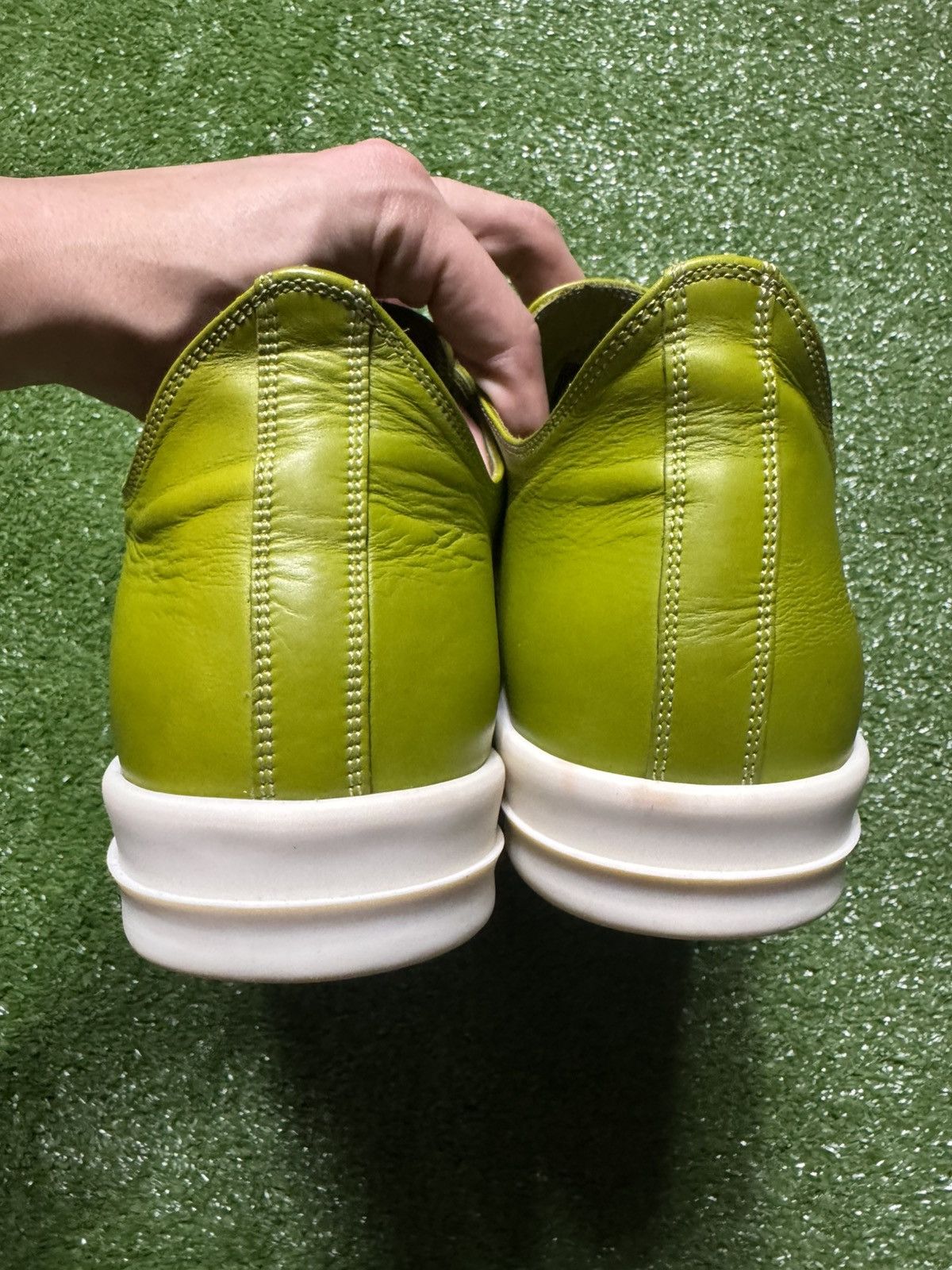 Rick Owens Rick Owens Ramones Low Lime Green Sneakers Size US 9 / EU 42 - 5 Thumbnail