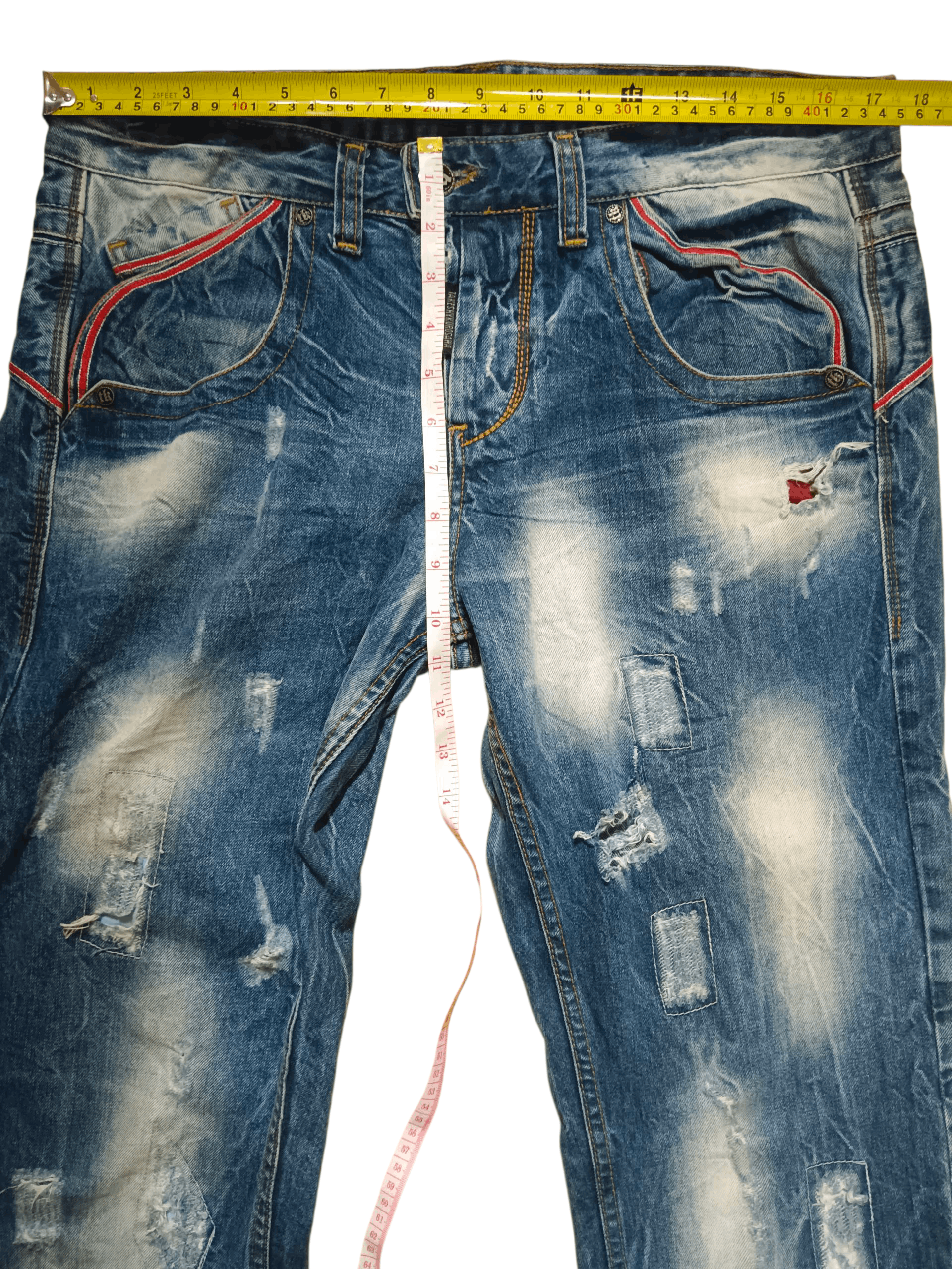 Takeshy Kurosawa Takeshy Kurosawa The Art Denim Size US 35 - 7 Thumbnail
