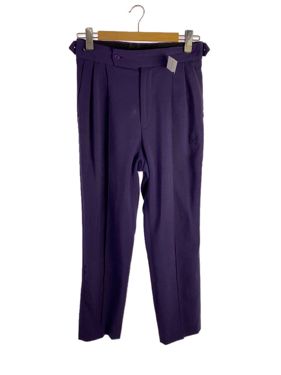 Needles Needles Polyester Track Pants Purple Size US 28 / EU 44 - 1 Thumbnail