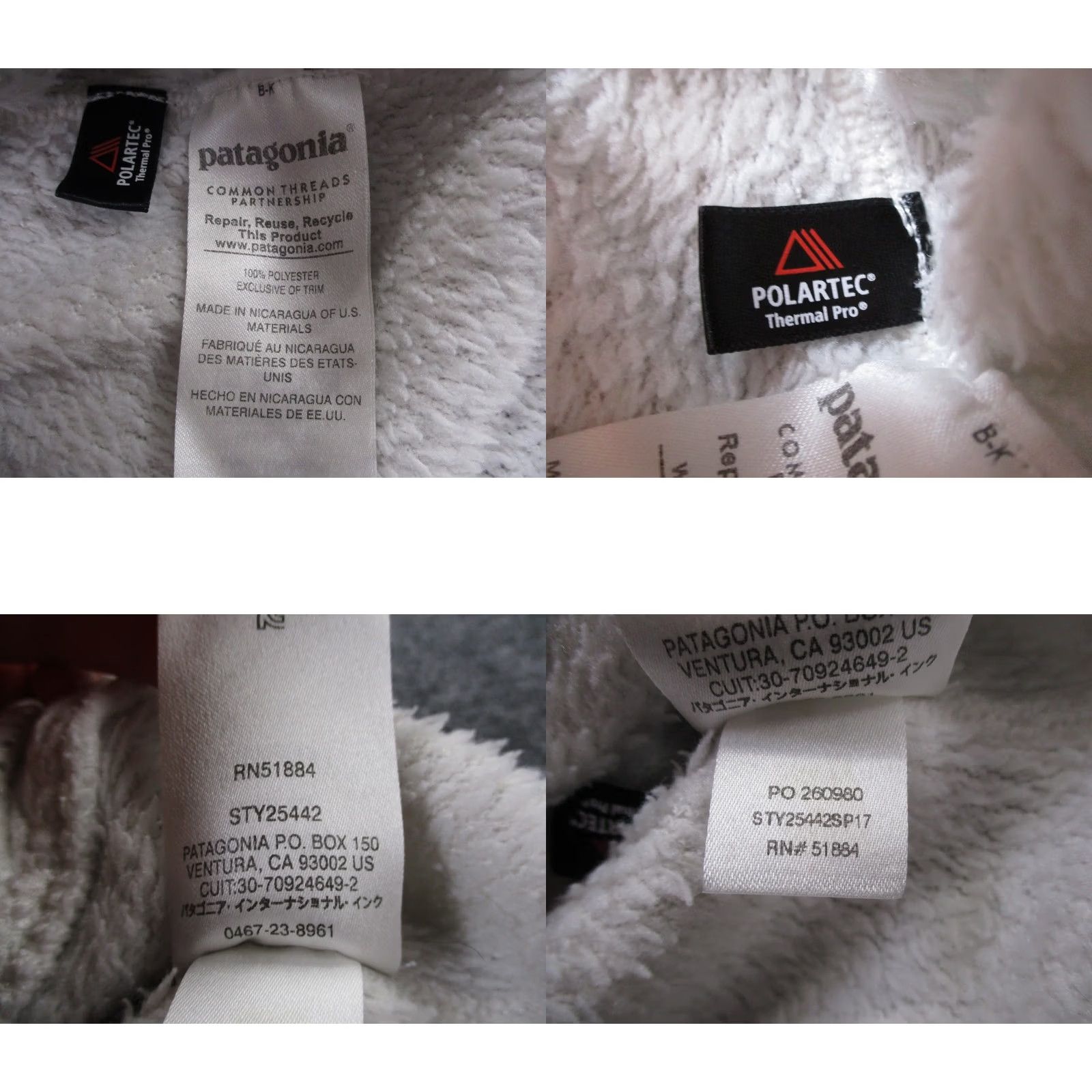 Patagonia Patagonia Jacket Women S White Snap Fleece Polartec Jumper Outdoor Casual Windproof Pockets 25442 Size S / US 4 / IT 40 - 8 Thumbnail
