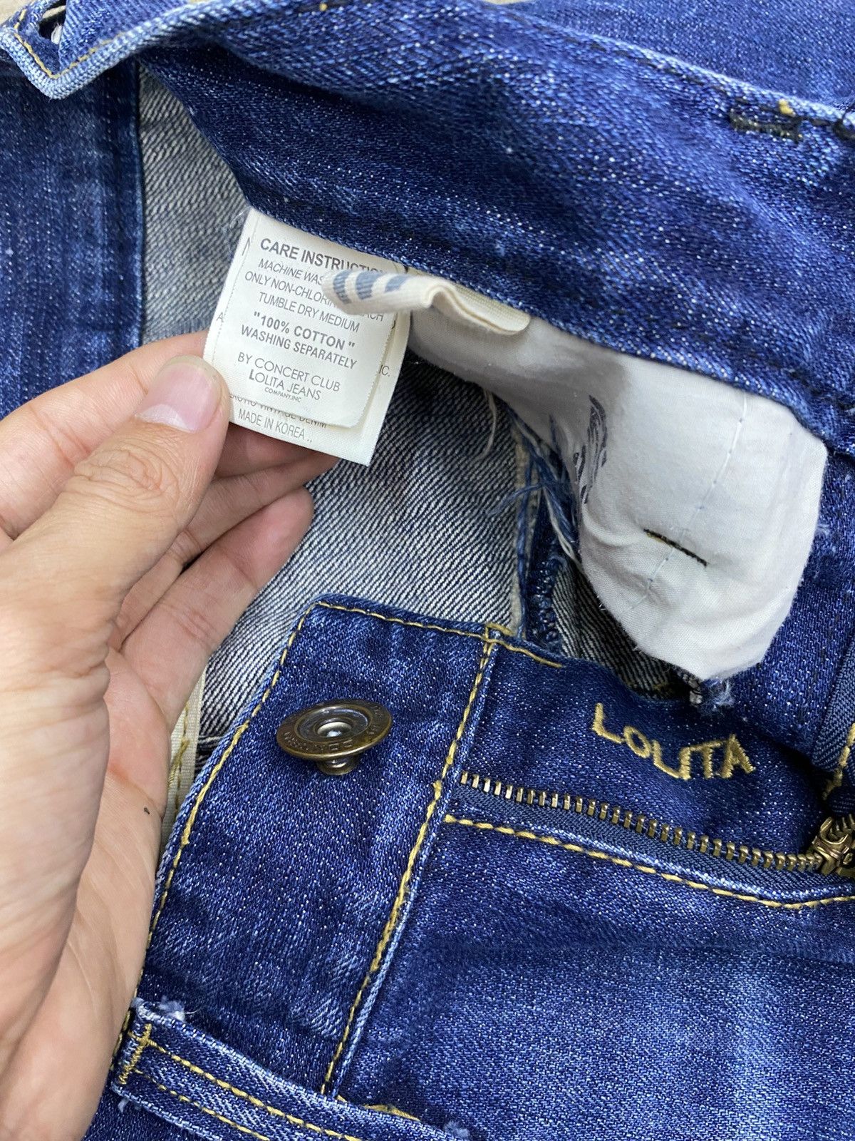 Japanese Brand Japanese brand lolita dungareesro blue jeans wash Size US 32 / EU 48 - 6 Thumbnail
