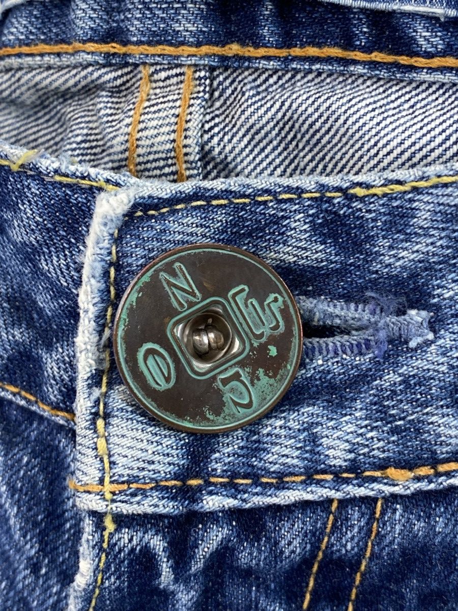 Japanese Brand Japanese Brand Distressed Acid Blue Wash Style Size US 34 / EU 50 - 16 Thumbnail