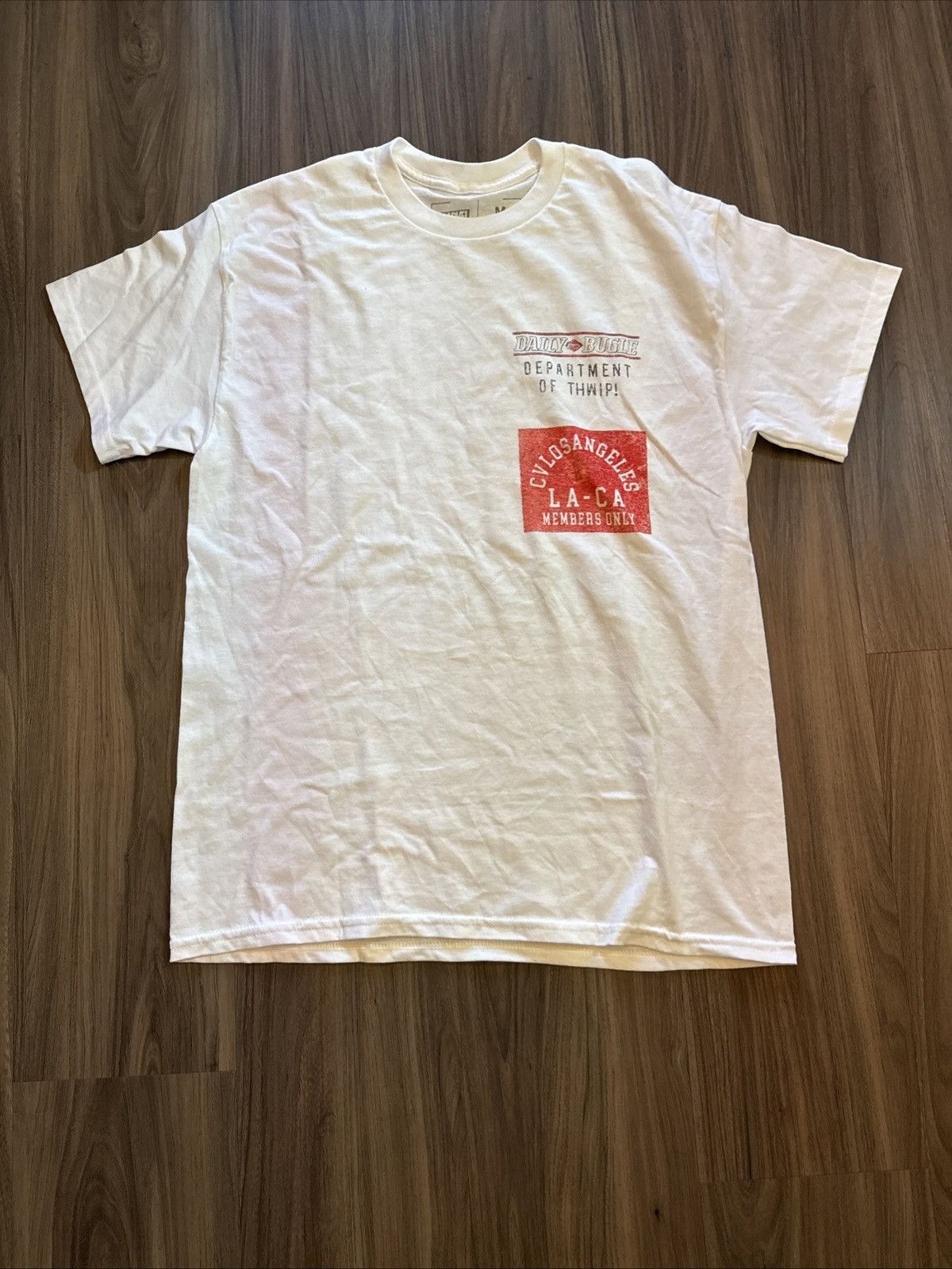 Marvel Comics Marvel Spider-Man “Hero or Menace?” Graphic Tee White M Size US L / EU 52-54 / 3 - 1 Thumbnail