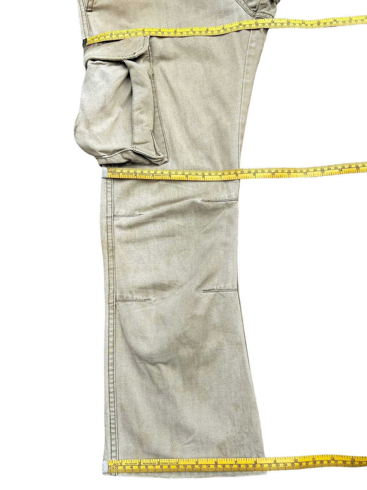 Japanese Brand Arrow Multipocket Distressed Sunfaded Baggy Cargo Pants 32 Size US 32 / EU 48 - 12 Thumbnail