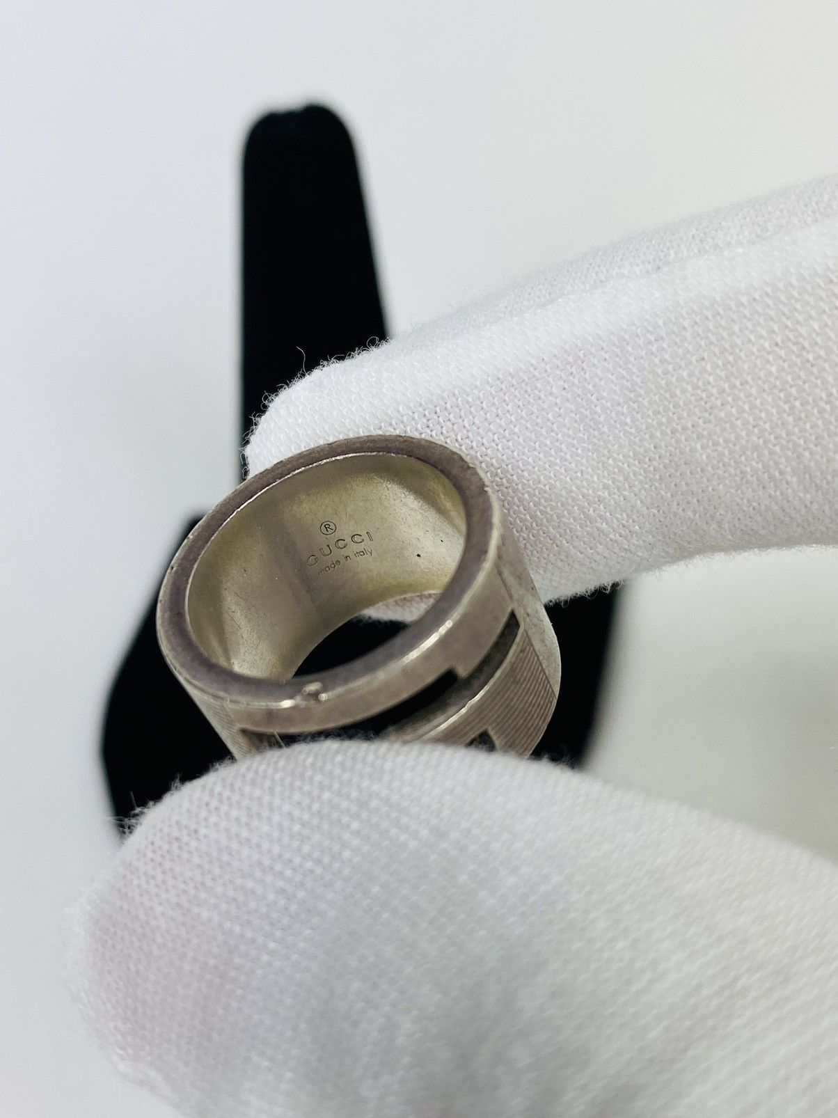 Gucci Gucci .925 Silver G Ring size IT 9 Size ONE SIZE - 3 Thumbnail