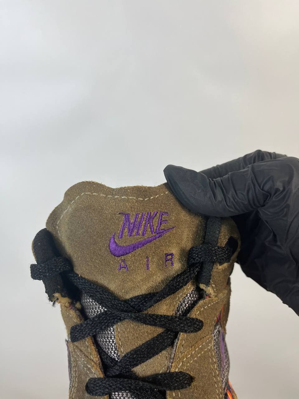 Nike RARE Vintage Nike AIR Brown Shoes 90s Sneakers Unisex 7.5 Size US 7.5 / IT 37.5 - 6 Thumbnail