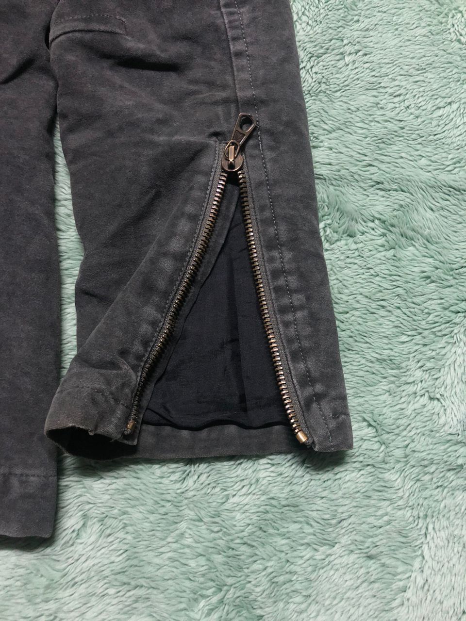 If Six Was Nine × United Colors Of Benetton UNITED COLORS OF BENETTON STONE WASH BLAZER ZIPPER JACKET Size US M / EU 48-50 / 2 - 14 Thumbnail