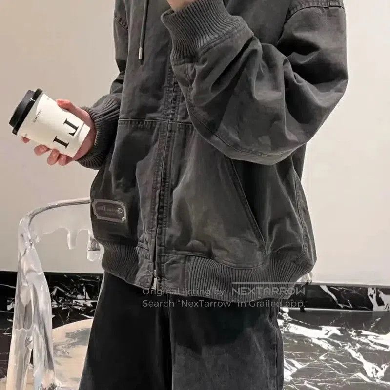 Dior Dior Gray Denim Men's Jacket . Size US S / EU 44-46 / 1 - 9 Thumbnail