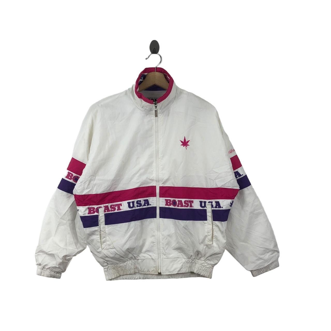 Boast Vintage BOAST USA TENNIS Ivy League Maple Leaf Logo Jacket Size S / US 4 / IT 40 - 1 Thumbnail