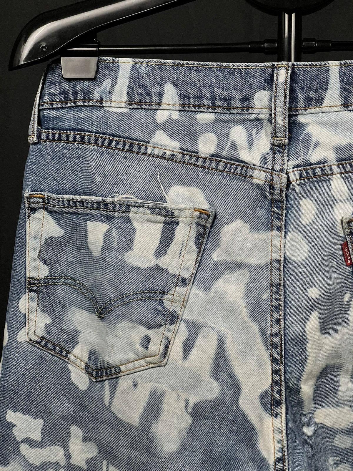 American Apparel × Levi's × Levi's Vintage Clothing Levis distressed tie dye jeans Size US 34 / EU 50 - 9 Thumbnail