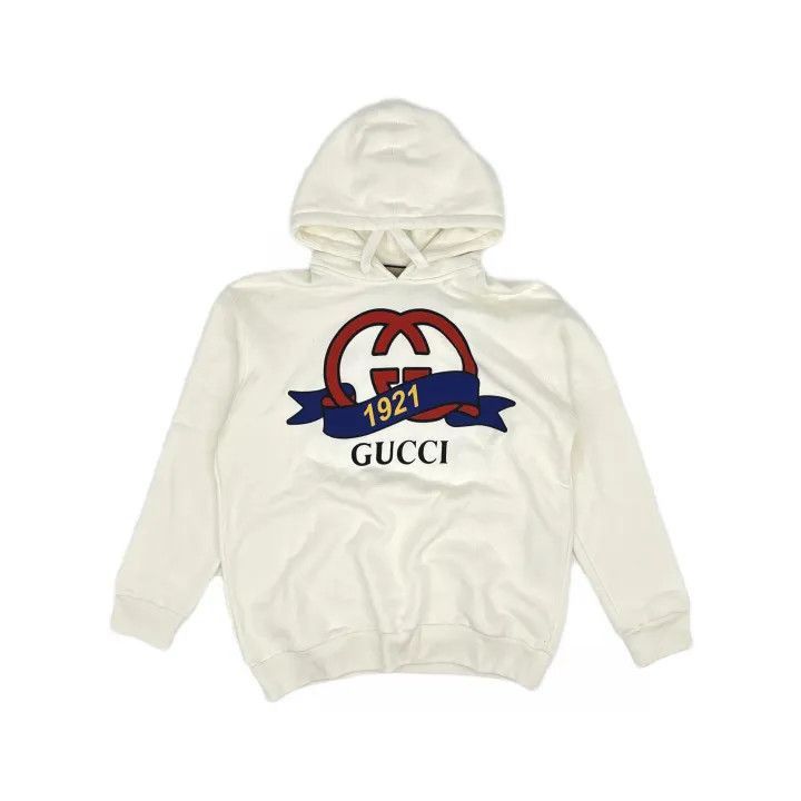 Gucci Gucci Logo Print Hooded Sweatshirt for Women-2507 Size S / US 4 / IT 40 - 8 Thumbnail