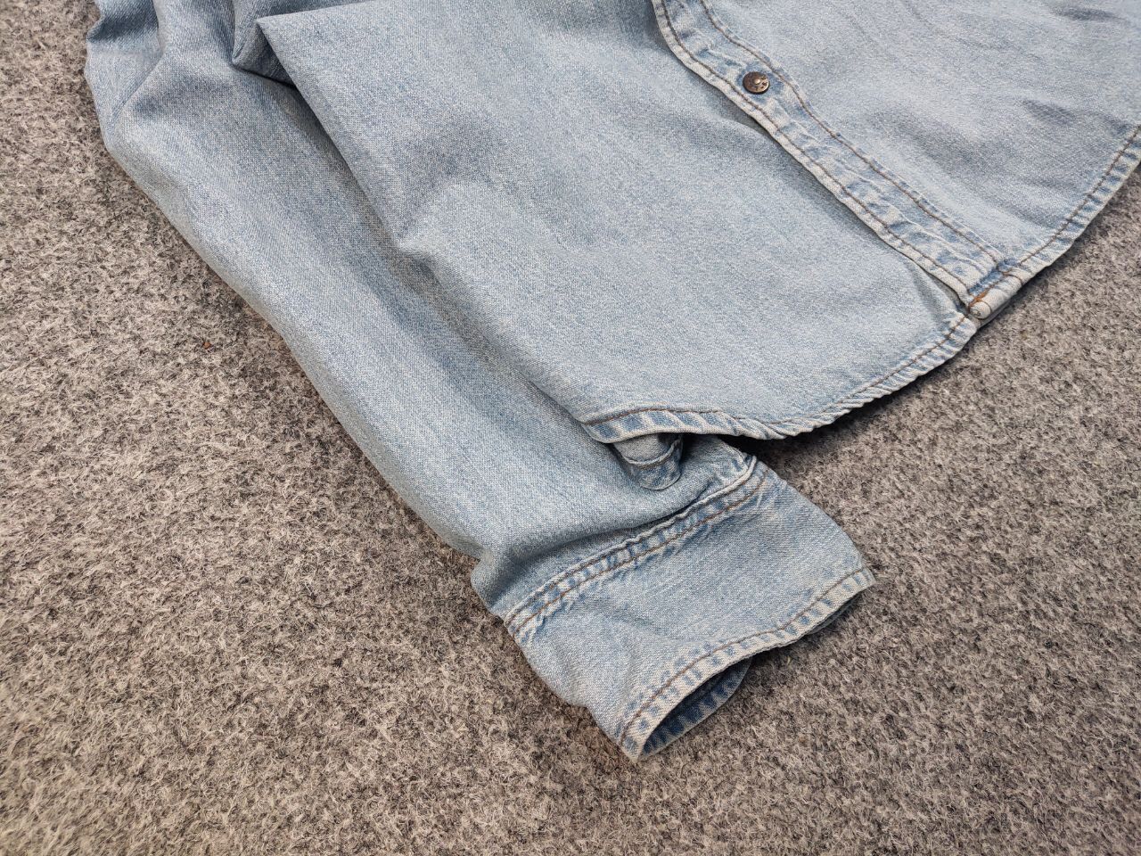 Levi's Vintage 90's Levis Orange Tab denim Classic Buttons Shirt Size US M / EU 48-50 / 2 - 7 Thumbnail