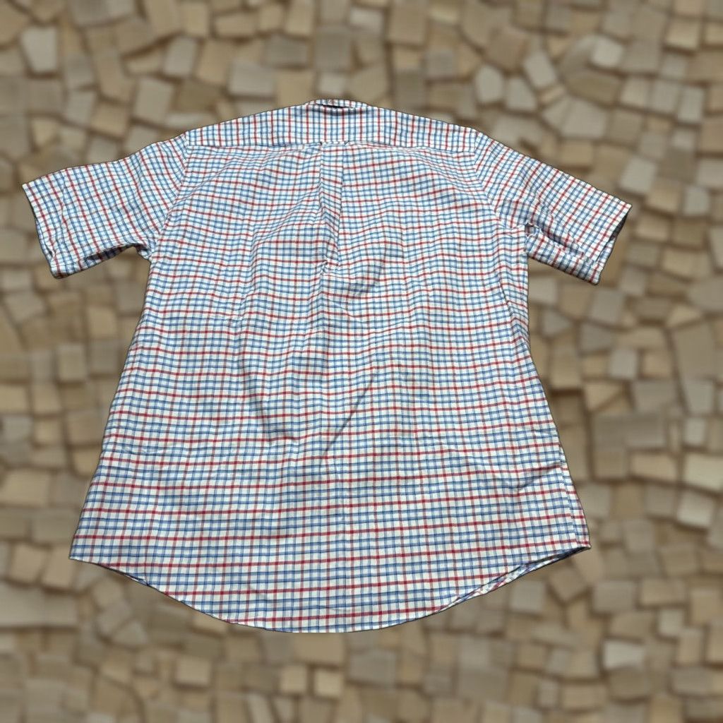 Stafford Stafford Shirt Mens 17.5 Regular Fit Button-Up Long Sleeve Blue Cotton NWT Size US XXL / EU 58 / 5 - 1 Thumbnail