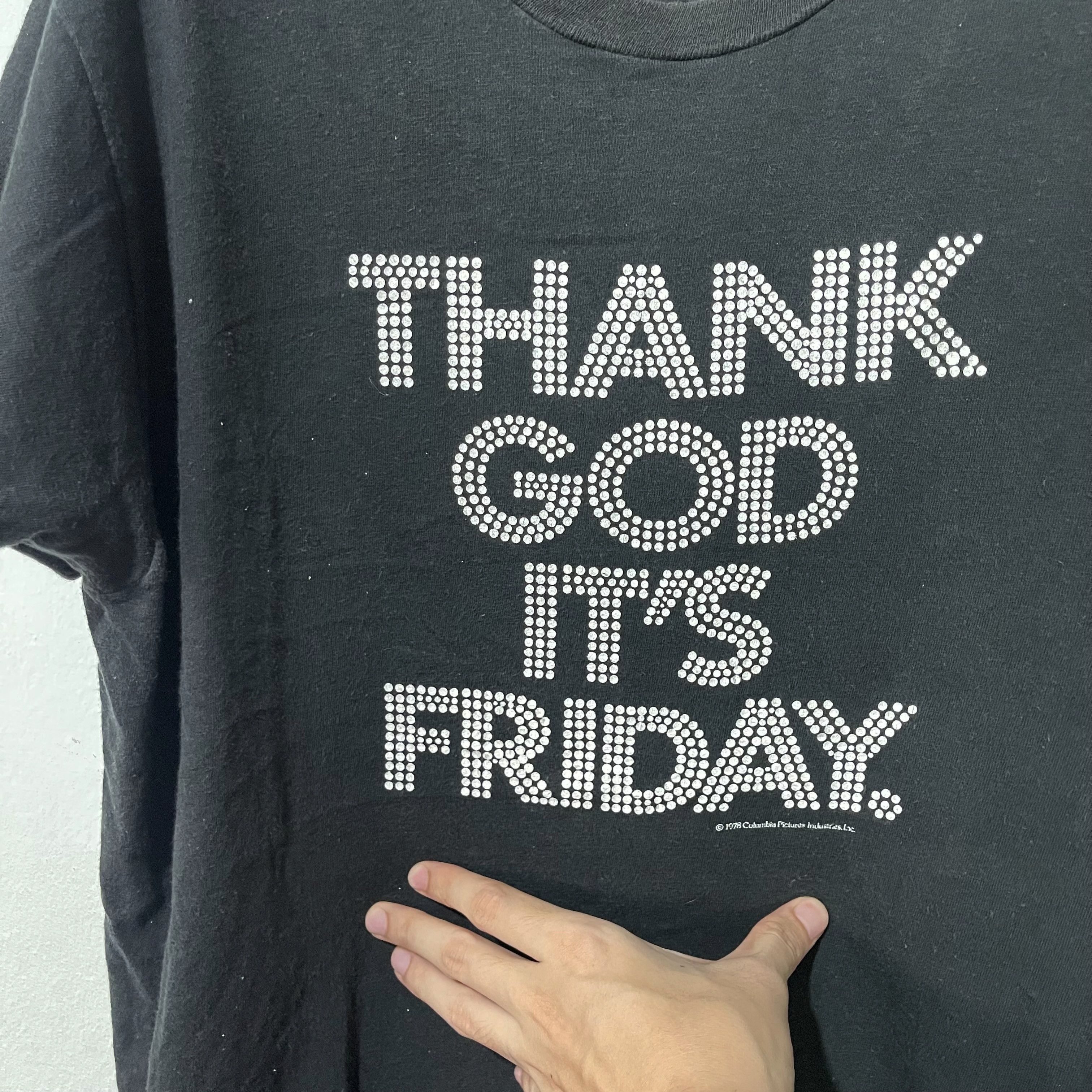Vintage Vintage 1978 Thank God It’s Friday Shirt Size US M / EU 48-50 / 2 - 2 Thumbnail
