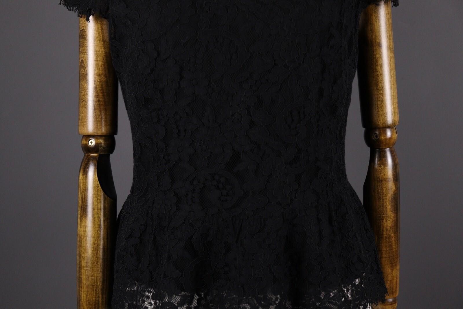 Lauren Ralph Lauren Lauren Ralph Lauren Black Floral Embroidered Shirt Blouse 6 Size M / US 6-8 / IT 42-44 - 3 Thumbnail