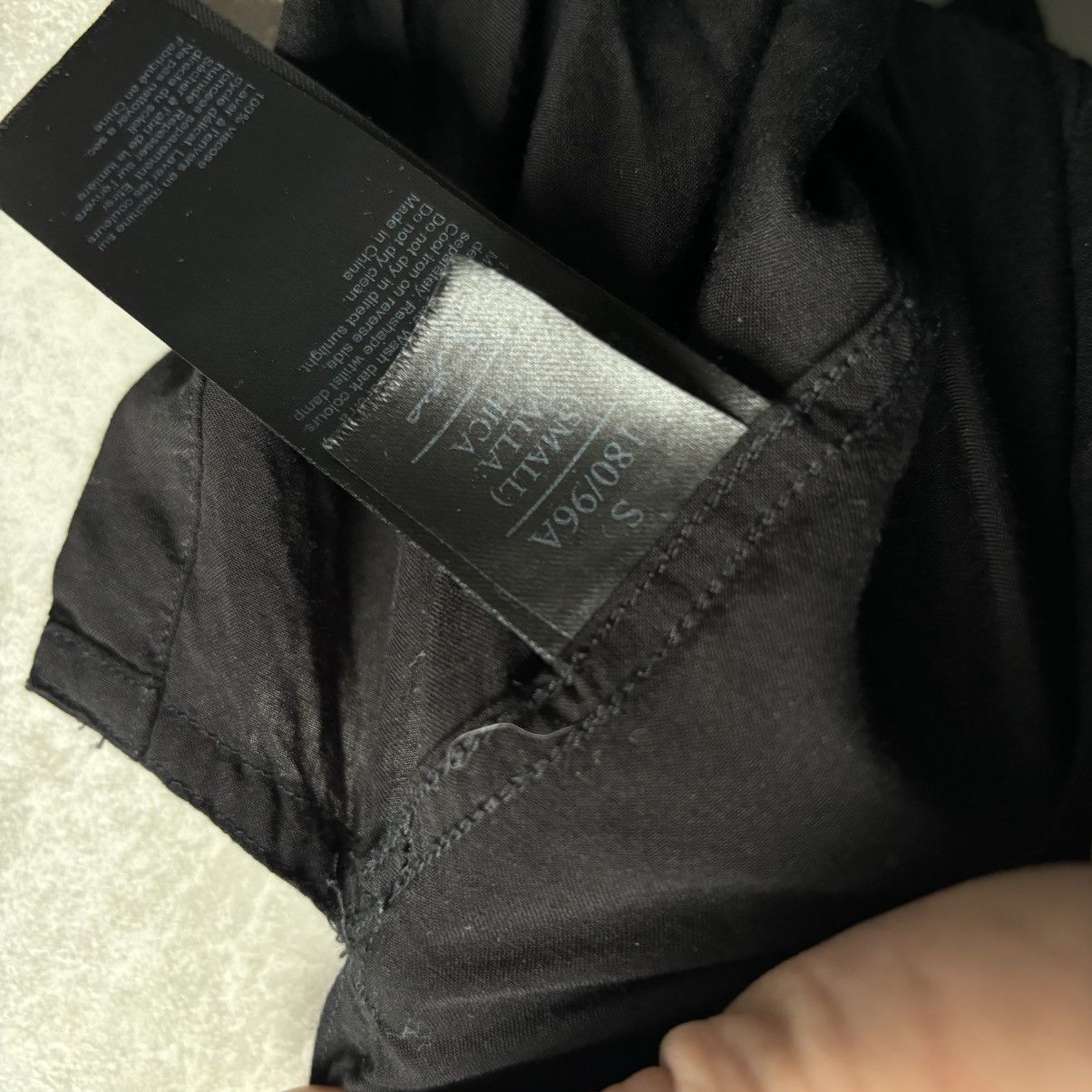 Allsaints Allsaints shirt viscose black rare small streetwear big logo Size US S / EU 44-46 / 1 - 5 Thumbnail