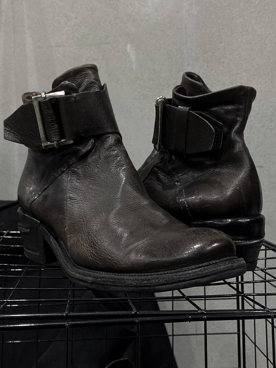 A.S.98 A.s.98 Avangard Leather Heels Size US 8 / IT 38 - 1 Thumbnail