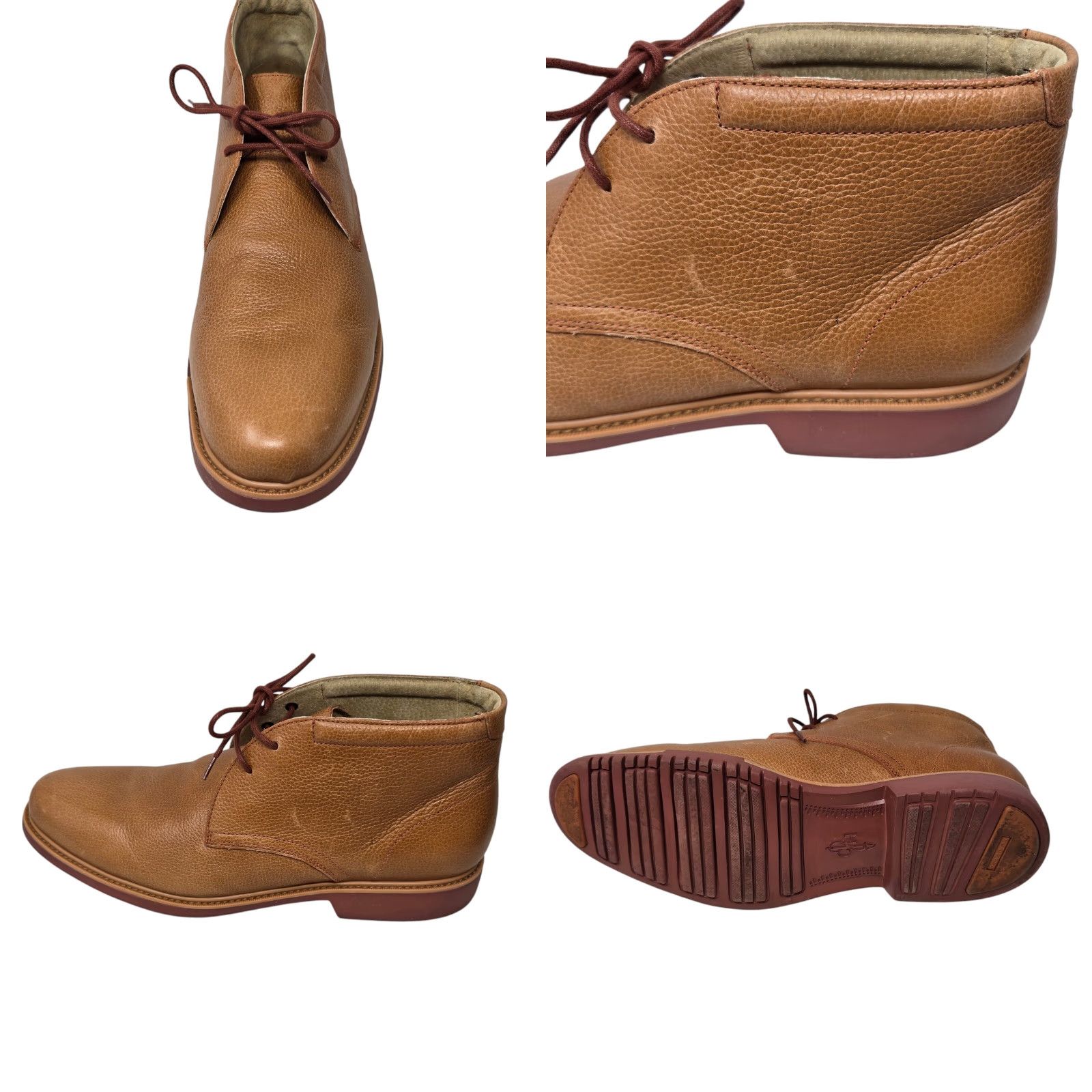 Cole Haan Cole Haan Great Jones Chukka II Boots Mens Leather Ankle Boots WC British Tan 11M Mens Shoes Size US 10 / EU 43 - 8 Thumbnail