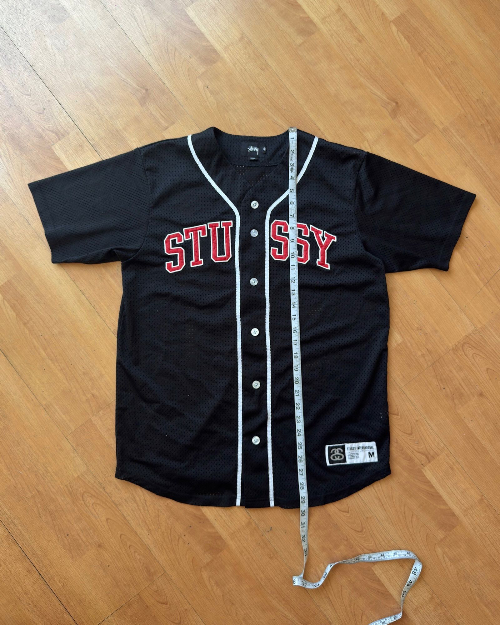 Stussy STUSSY TEAM 80 JERSEY BLACK | Grailed