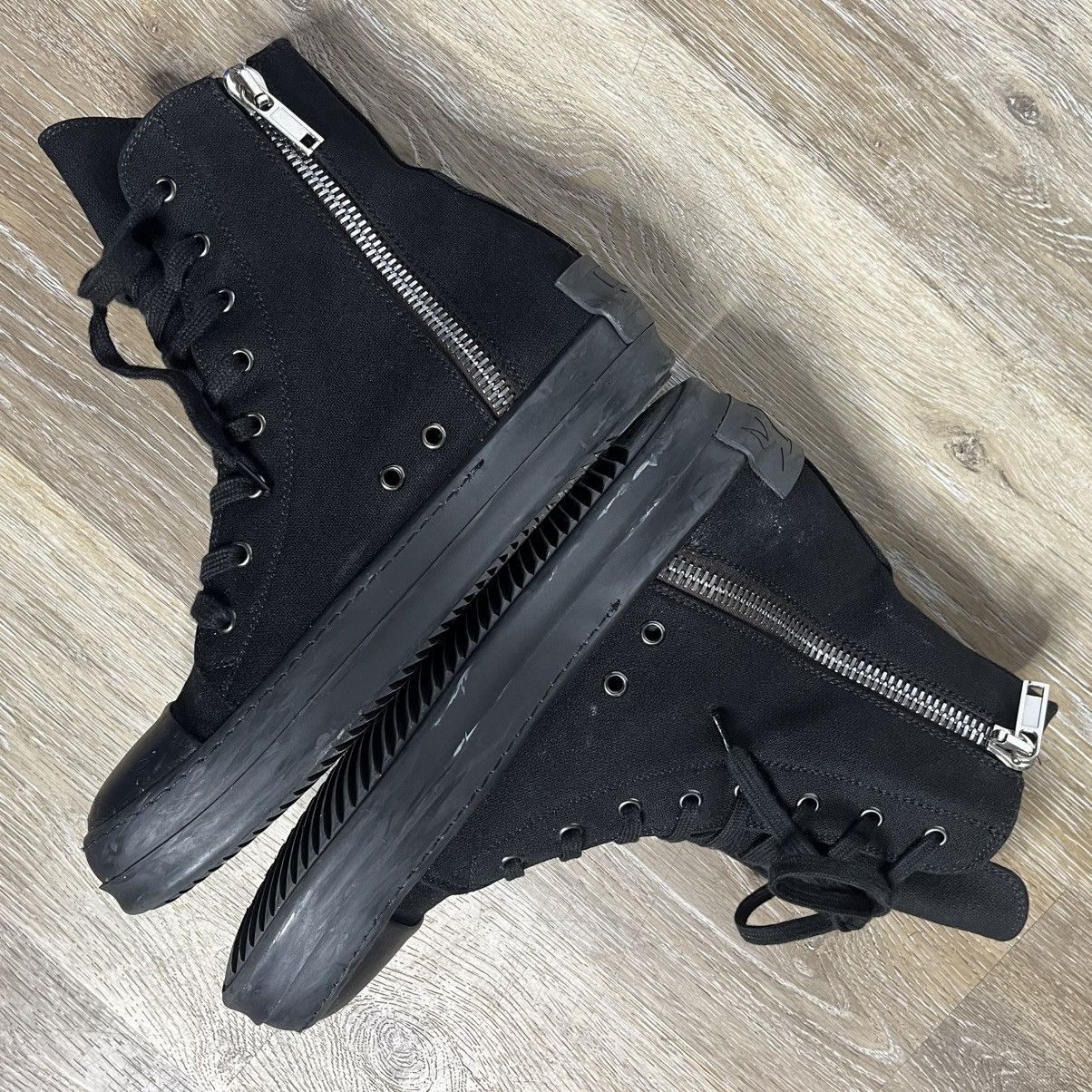 Rick Owens triple black rick owens drkshdw ramones Size US 7 / EU 40 - 3 Thumbnail